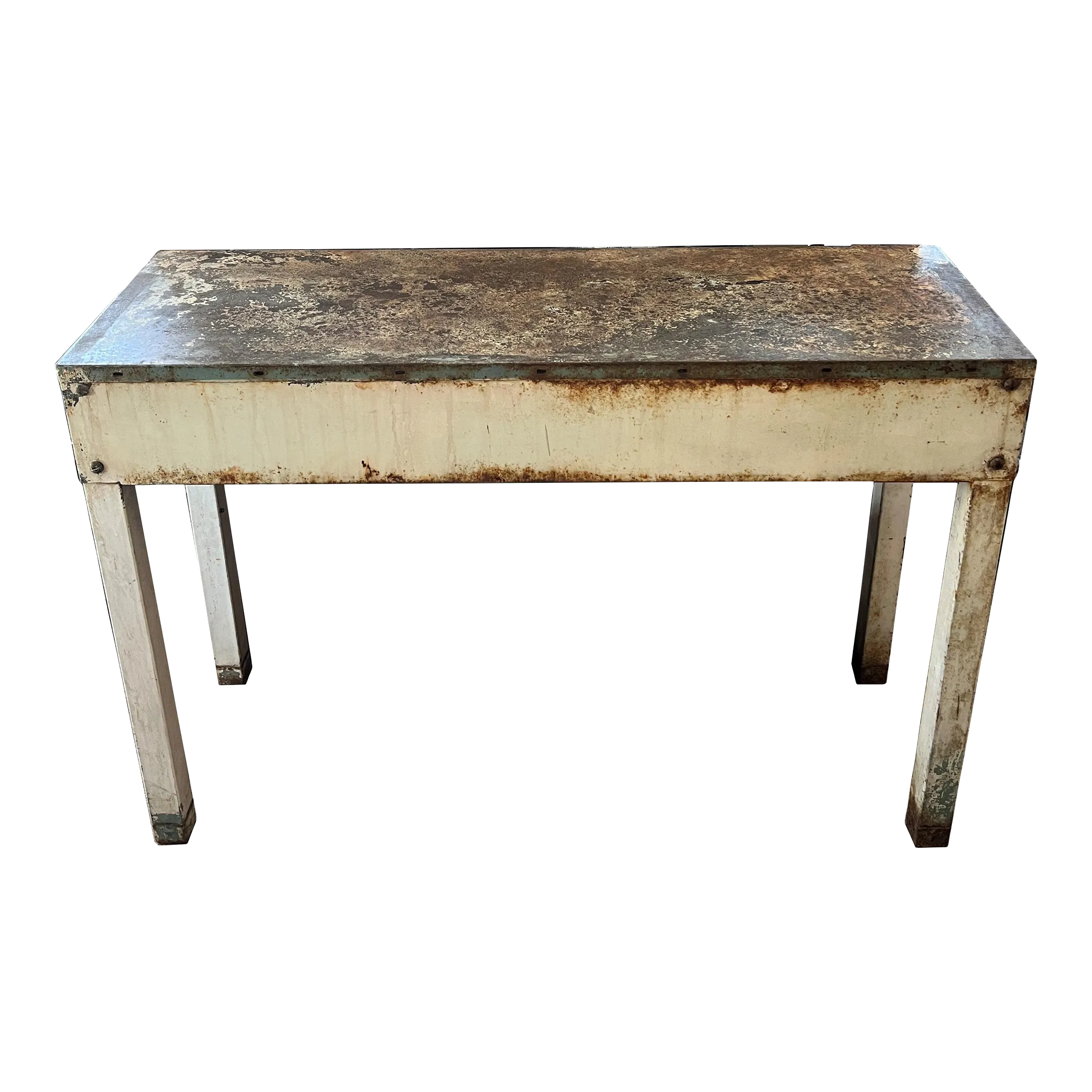 Picture of Mid 20th Century Vintage Metal Console Table | Chairish