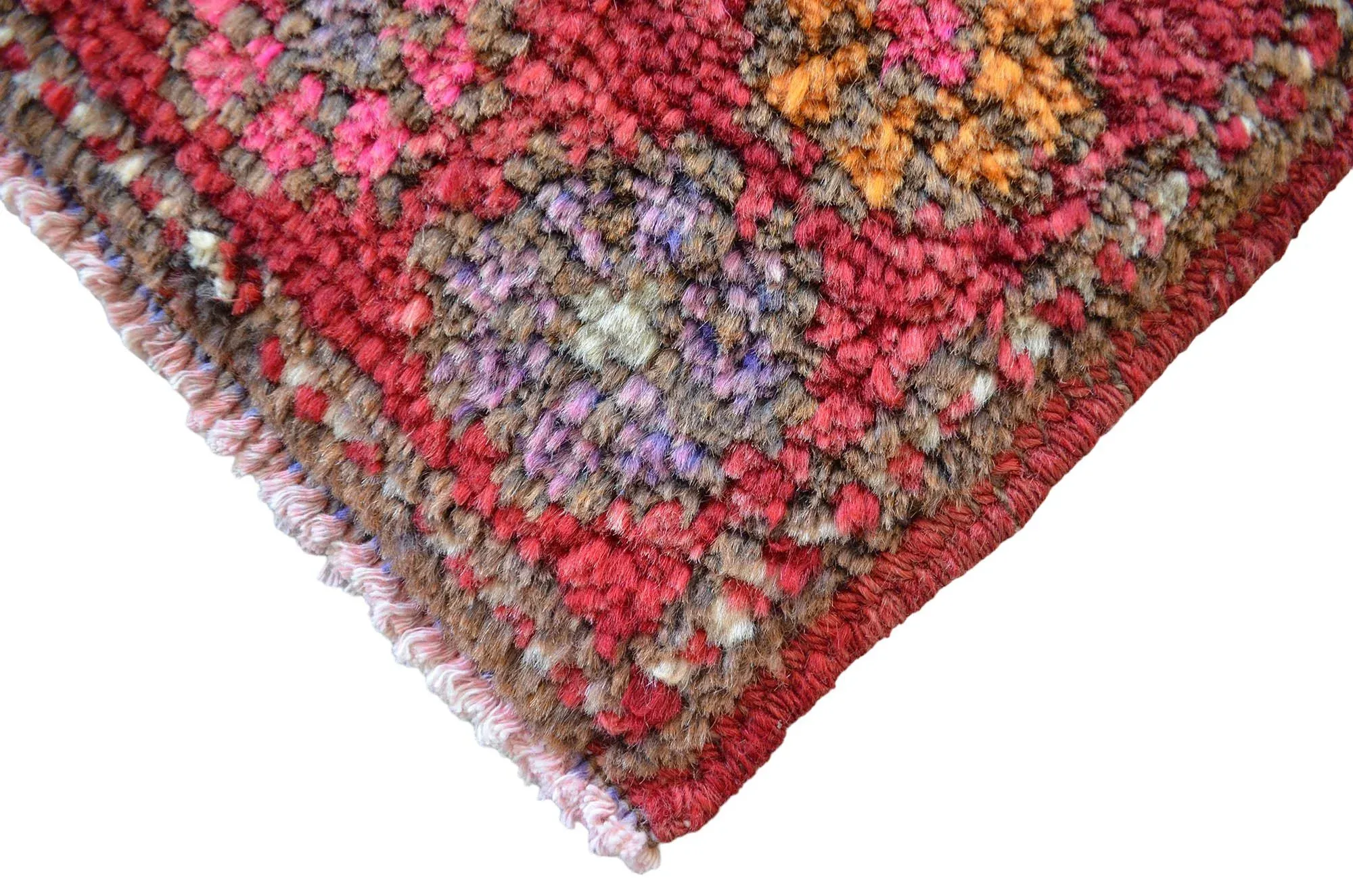 1970s Hand-Knotted Turkish Runner Rug Tribal Kurdish Runner Rug - 2′9″ × 12′6″