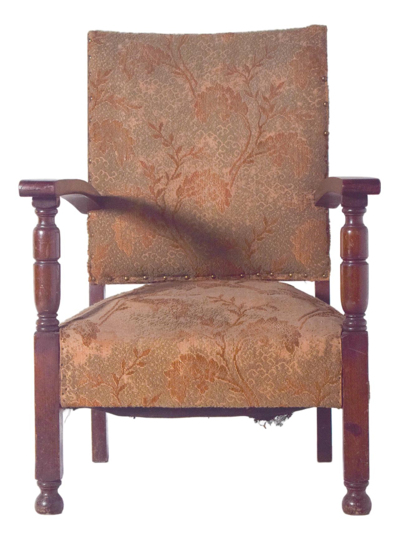 Portuguese Low Armchair, 1890s