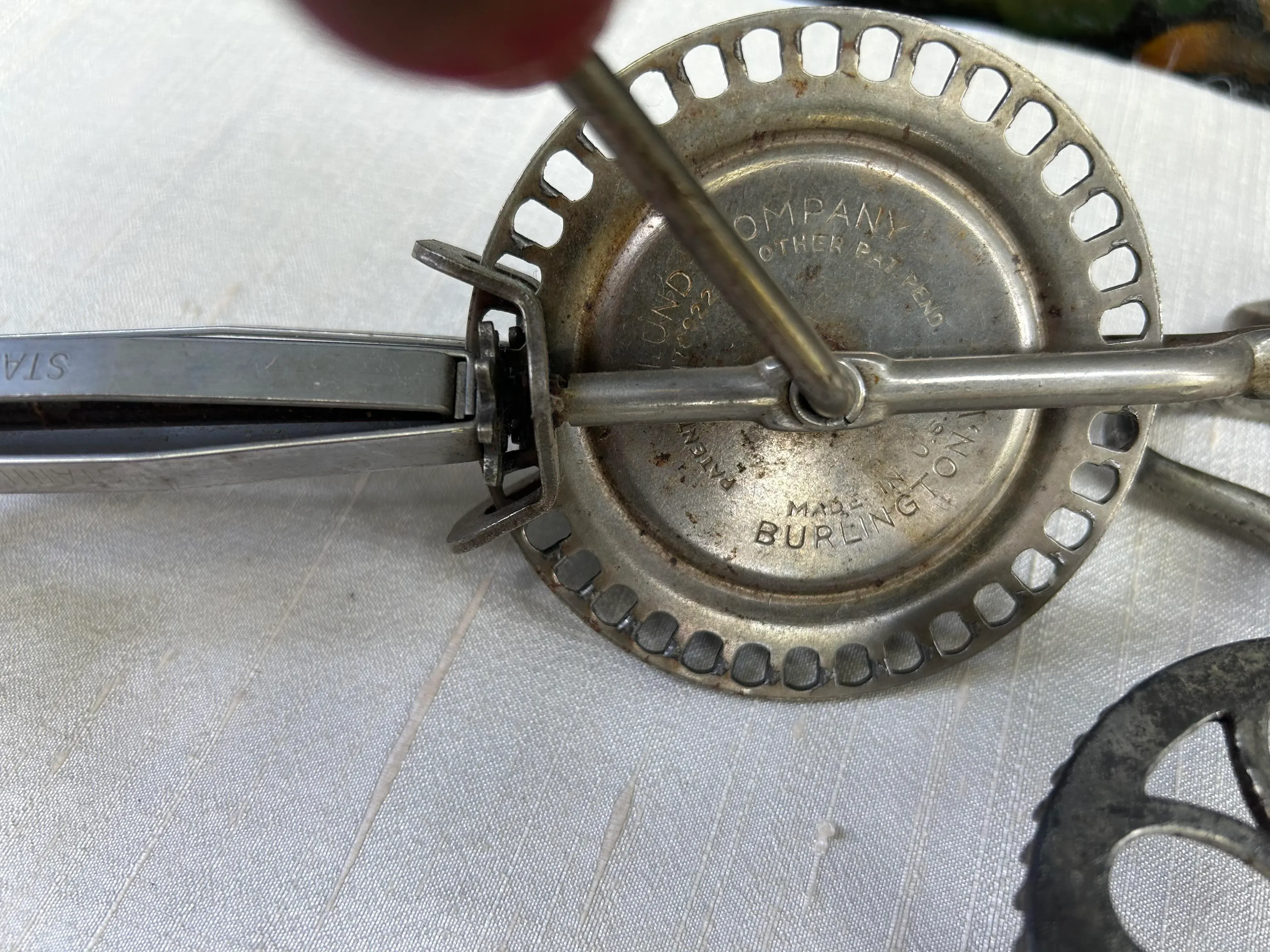 A Collection of 3 Antique Egg Beaters | Chairish