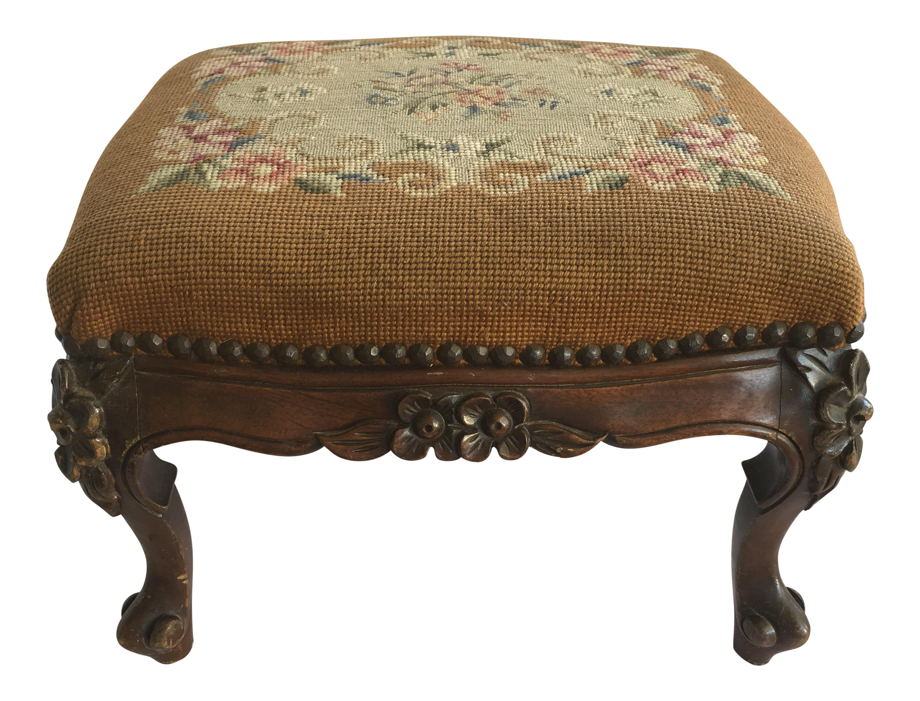 Antique Colonial Furniture Co Footstool Chairish