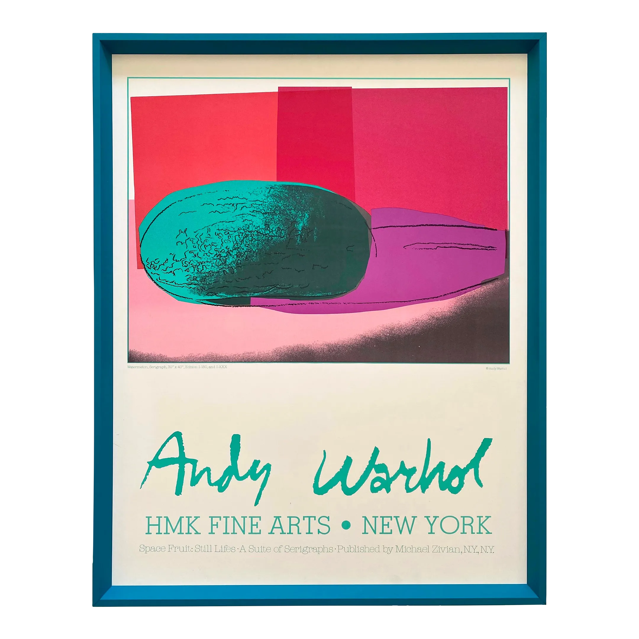 アート・デザイン・音楽 ANDY WARHOL Abstracts Andy Warhol Vintage 1979 Lithograph Print 