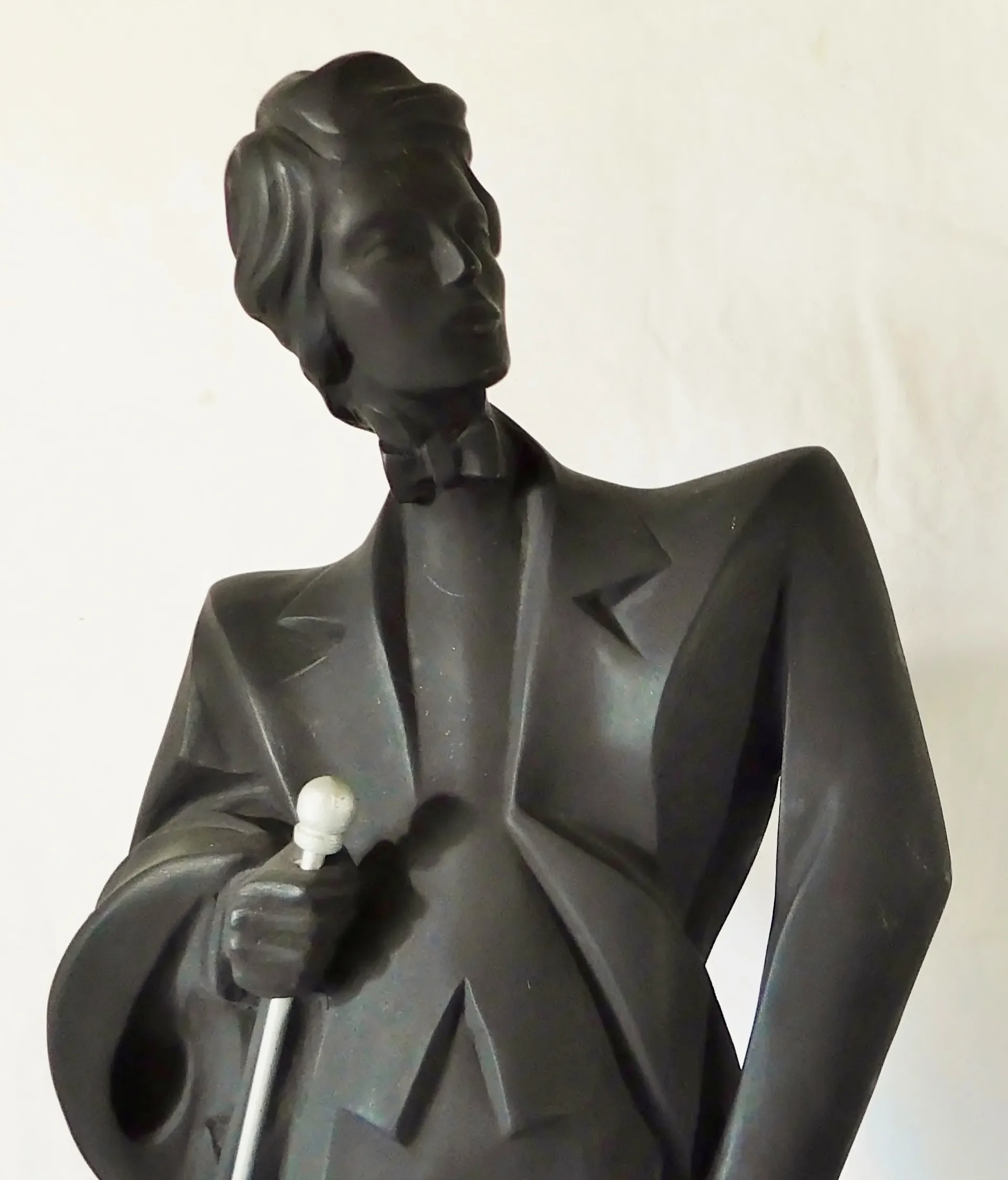 Pair 1990 Alexsander Danel Austin Productions Art Deco Black