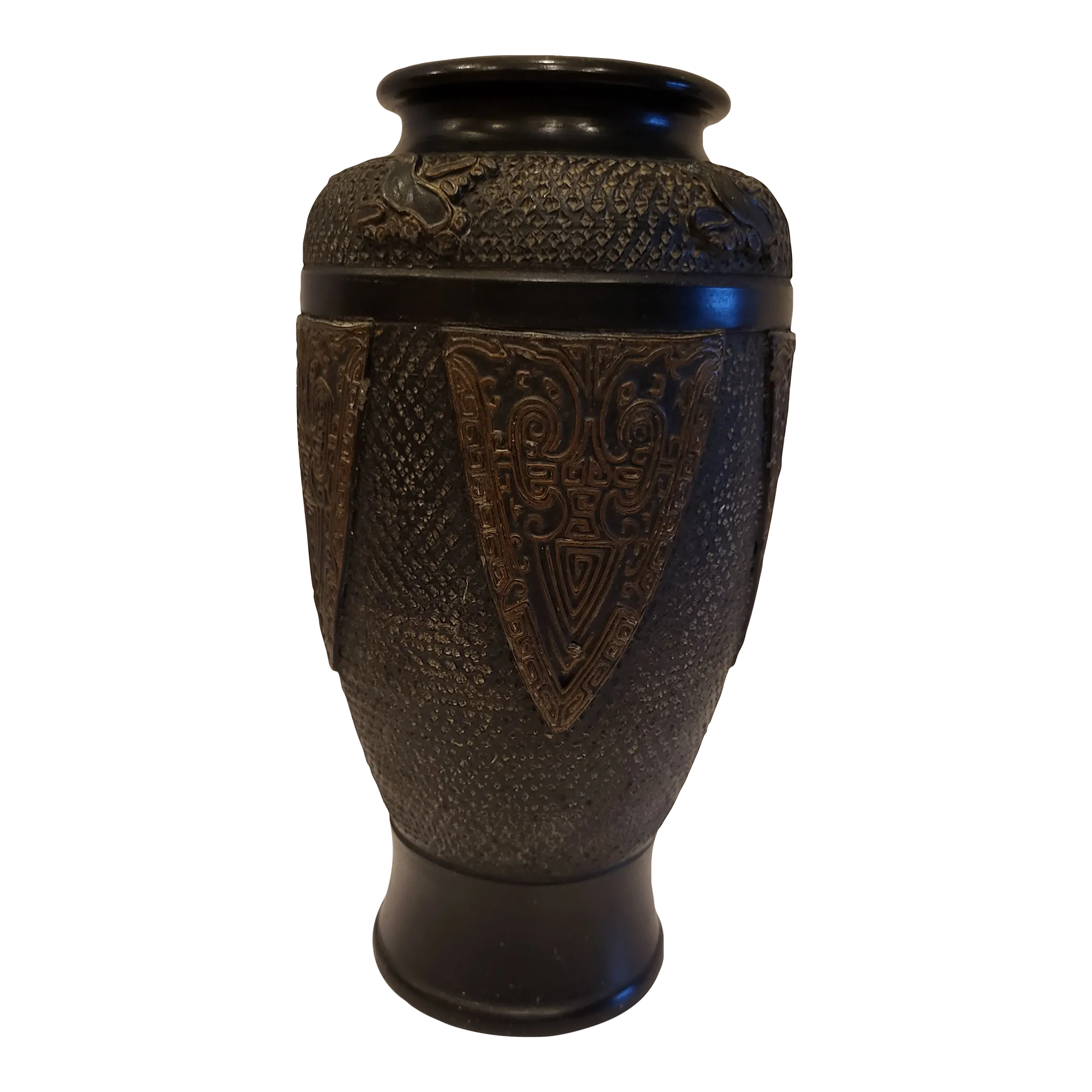 Vintage 1920- 30s Japanese Tokanabe Pottery Vase | Chairish