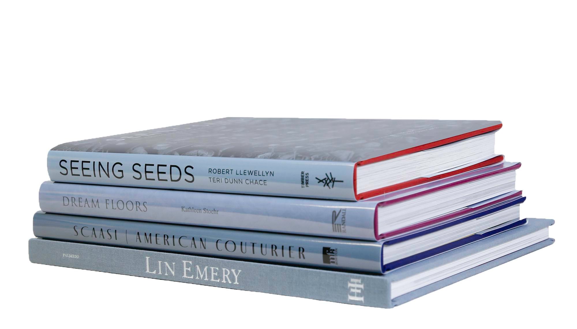 Decorative Books - Marlin Coffee Table Stack - 4 Blue Books