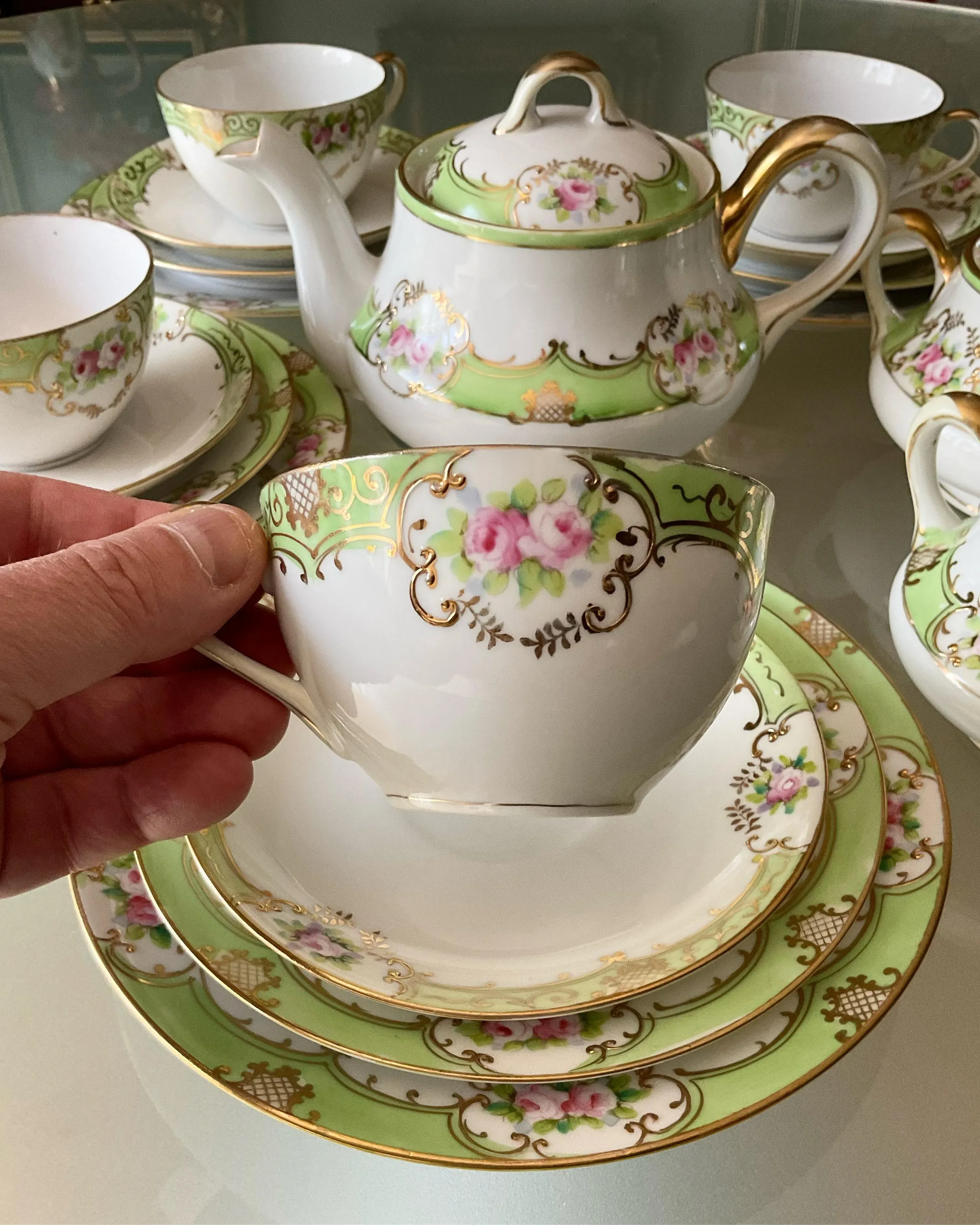 Noritake hand painted china hot sale