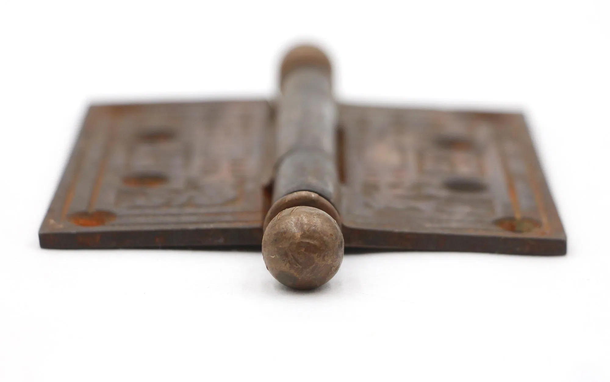 Vintage Aesthetic 3.5 X 3.5 In. Brass Plated Steel Door Hinge