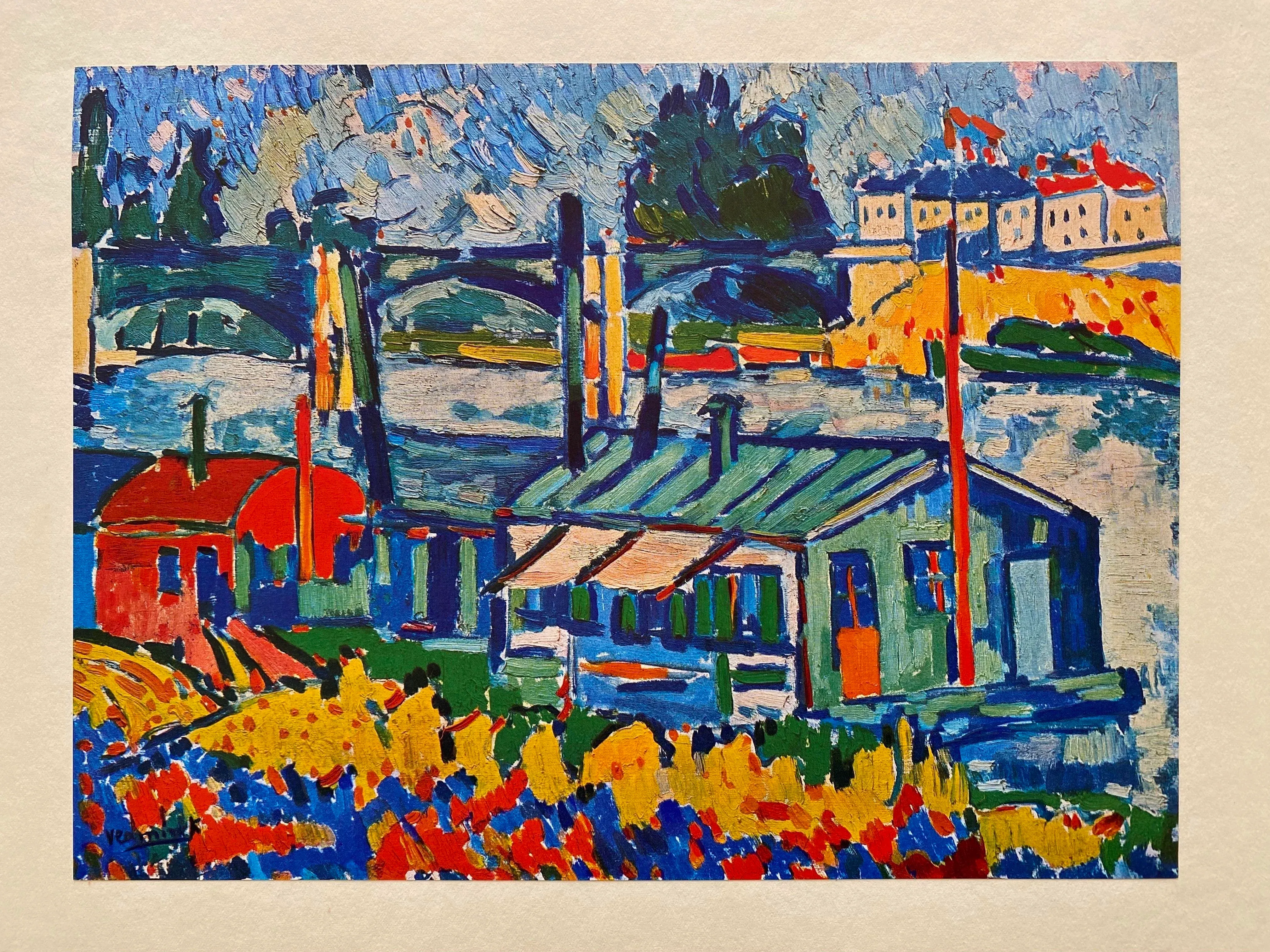 Maurice De Vlaminck Vintage 1949 First Edition Fauvism Lithograph