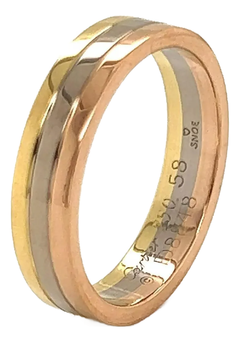 25844 - Cartier Vendome Louis Cartier 18k Tri Color Gold