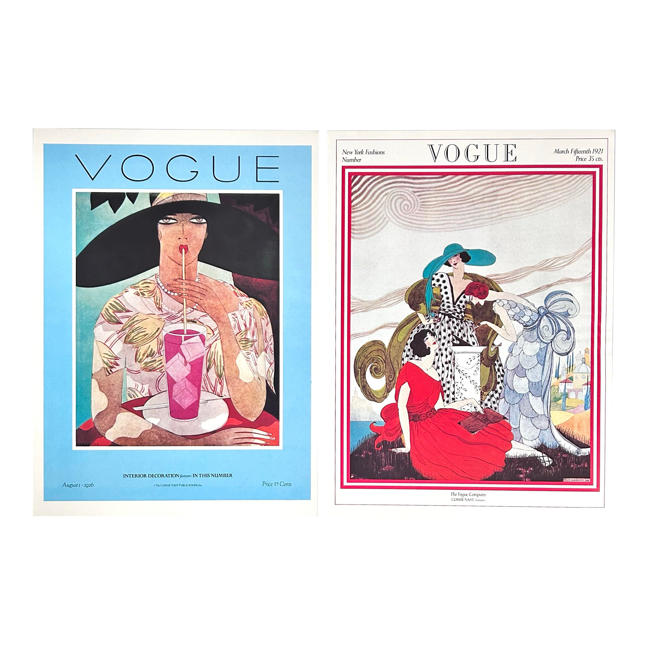 VOGUE 1951 ポスター Vintage Vogue Cover Poster Print Paris Spring/Summer