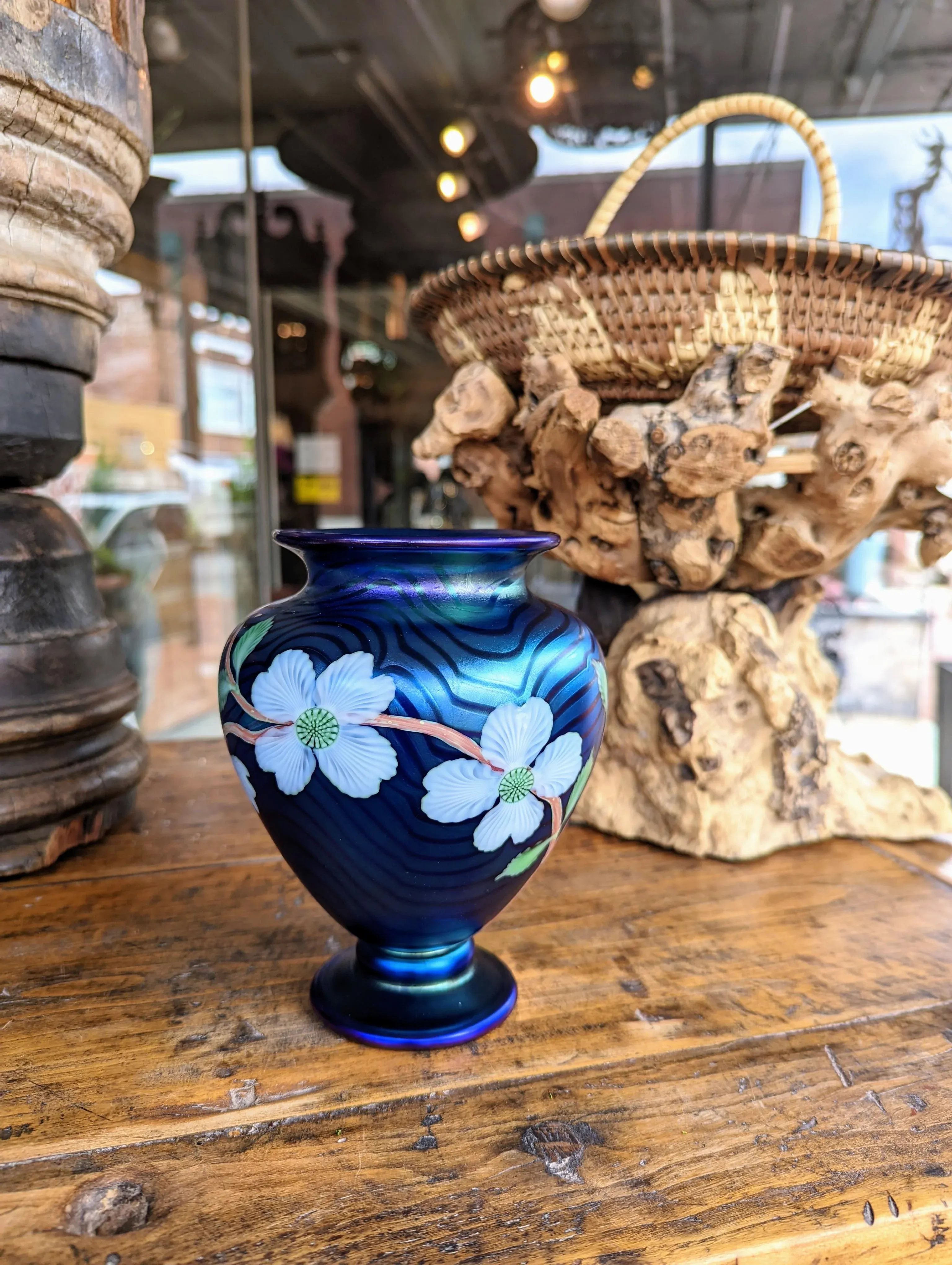 アメリカ　Orient & Flume Art Glass　フラワーベース Vases – Orient & Flume Art Glass