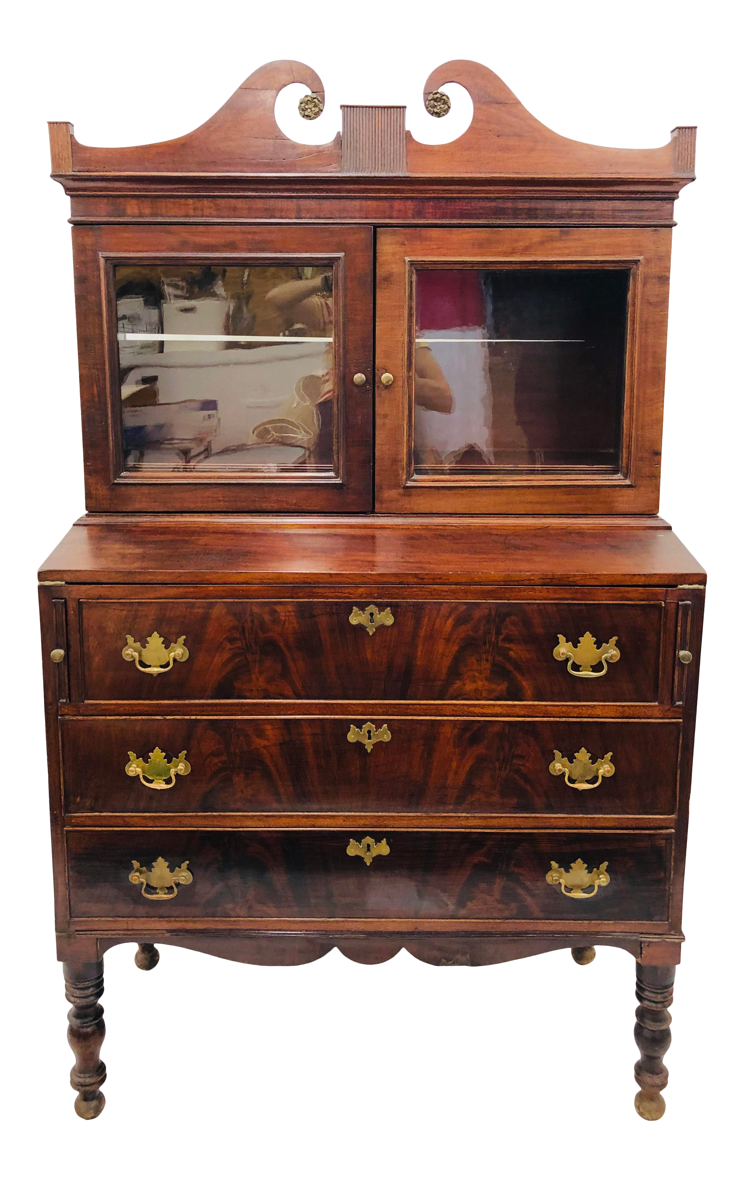 Antique Secretary Cabinet Chairish