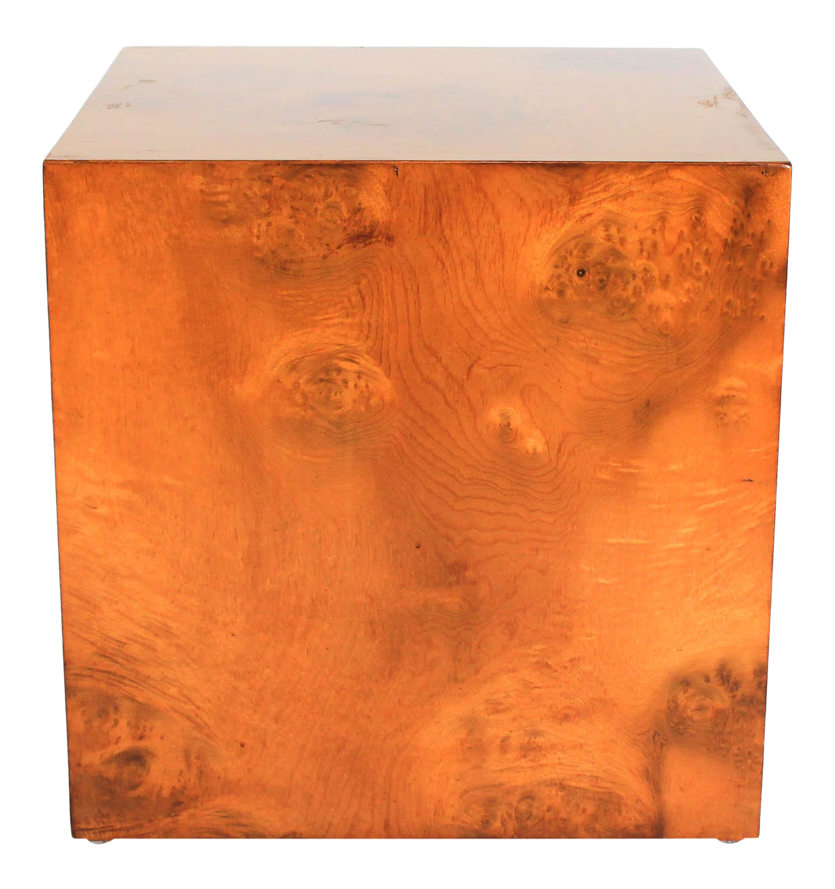 Dunbar Burl Wood Side Table Chairish