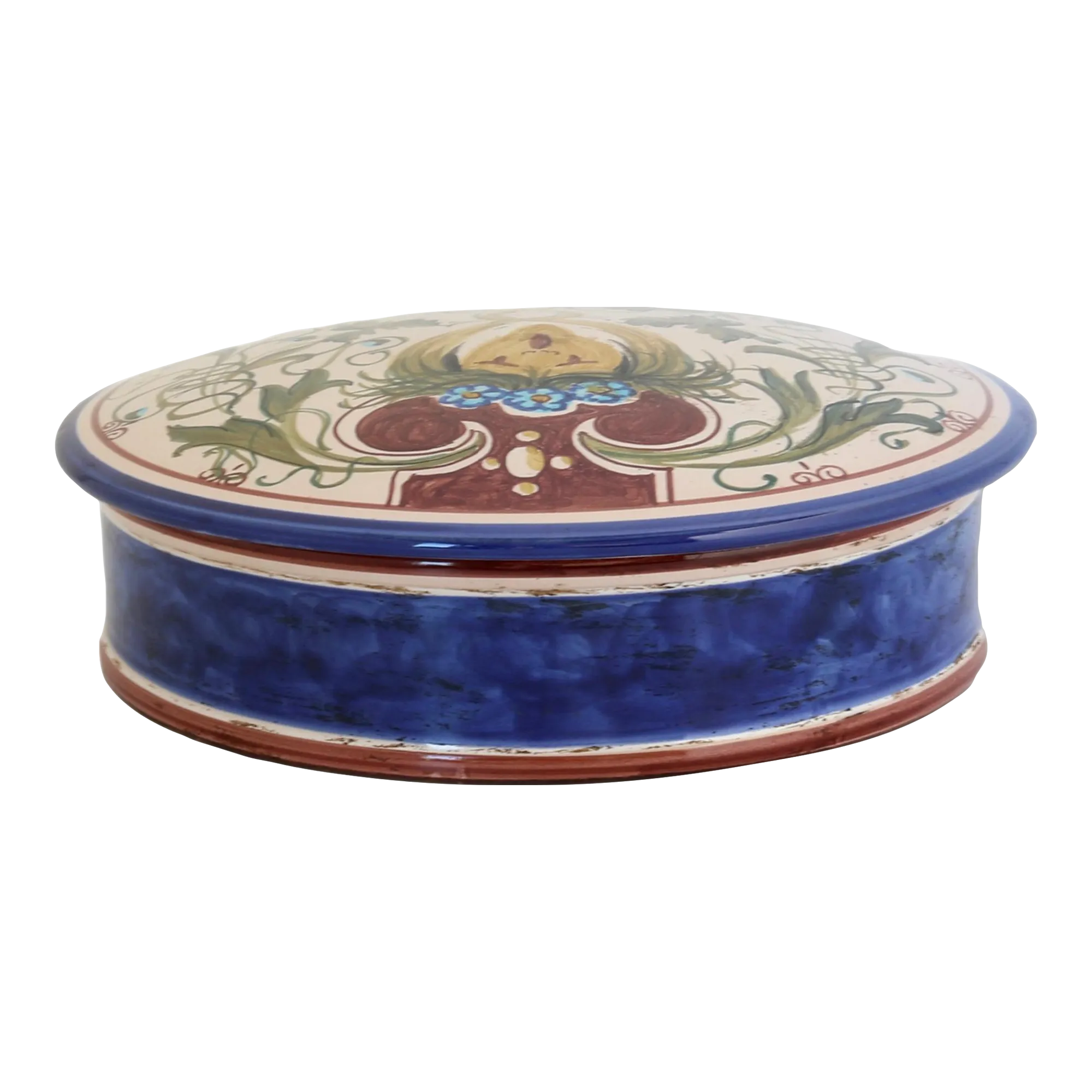 2021-2022 Hyundai Santa Fe Grille Oem Vintage Large Italian Deruta Covered Dish