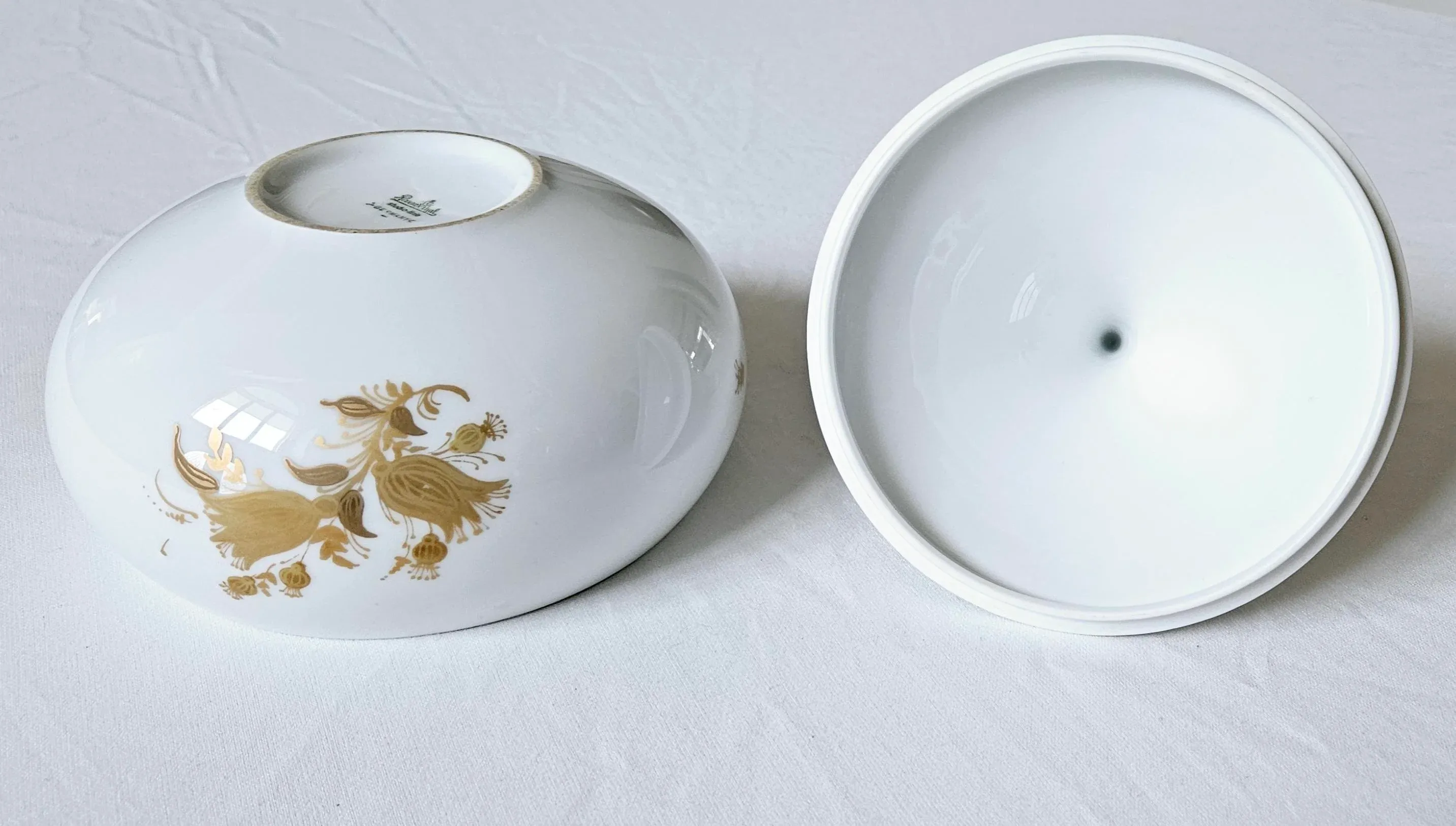 Rosenthal - 希少品 ドイツ製 Rosen Tahl 【Bjorn Wiinblad】C&amp;S Bjorn Wiinblad Rosenthal Three Piece Porcelain Set-1001