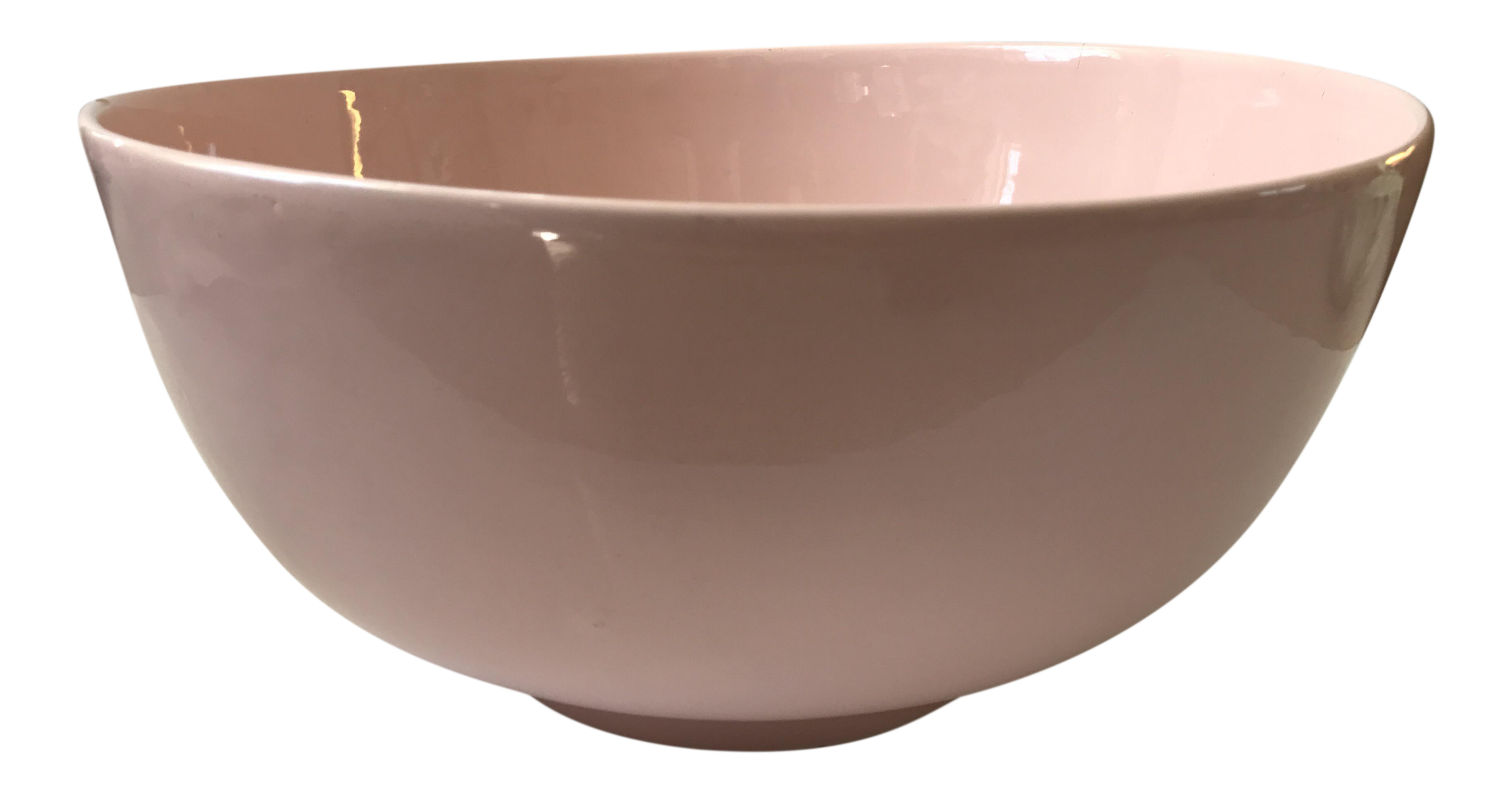 Haeger Pink Pottery Bowl Chairish