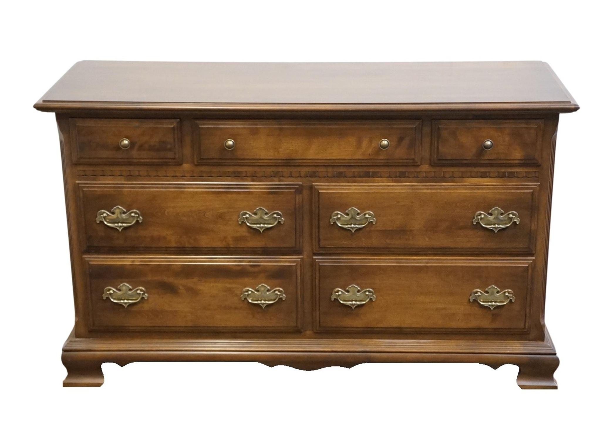 ethan allen dresser I picked up this Ethan Allen tall dresser on Facebook Marketplace for free!  It was in excellent condition, I just didnt like the color of it. Old and  tired. I removed the old bat wing hardware,