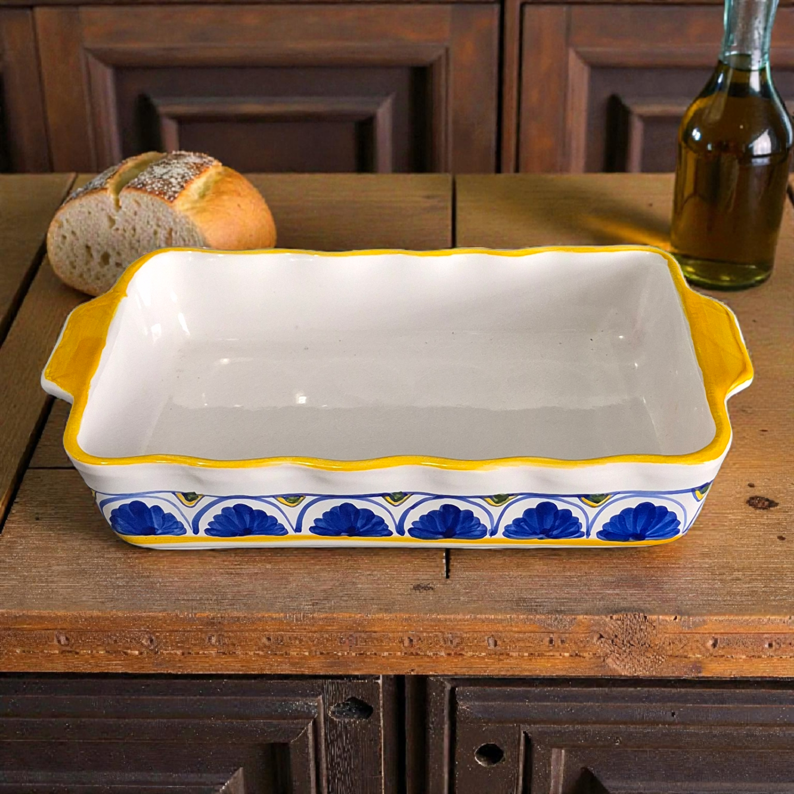 Late 20th Century Mesa International Handcrafted in Hungary Warner New Hampshire Casserole Dish