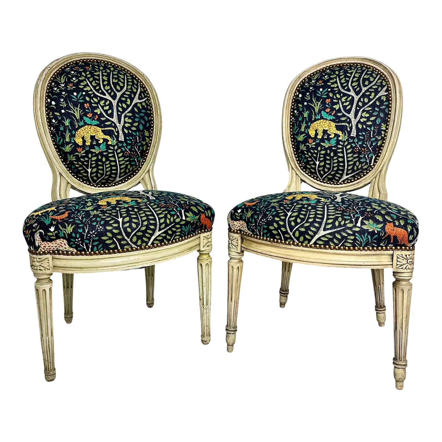 Vintage Louis XVI Accent Chairs Chairish