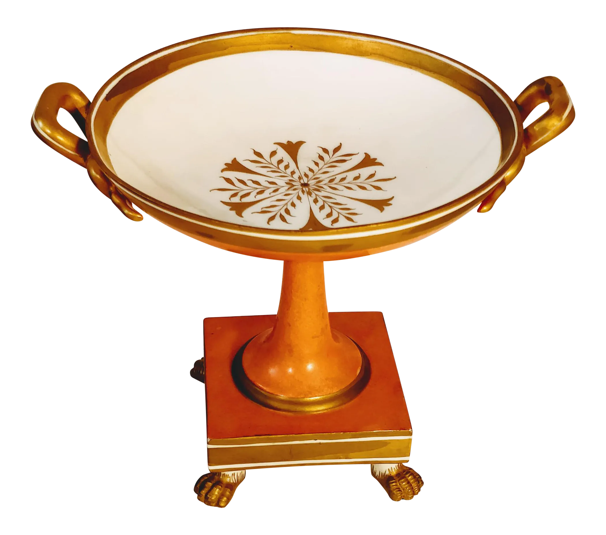 Mid 20th Century Mottahedah Italian Footed Compote Bowl Chairish