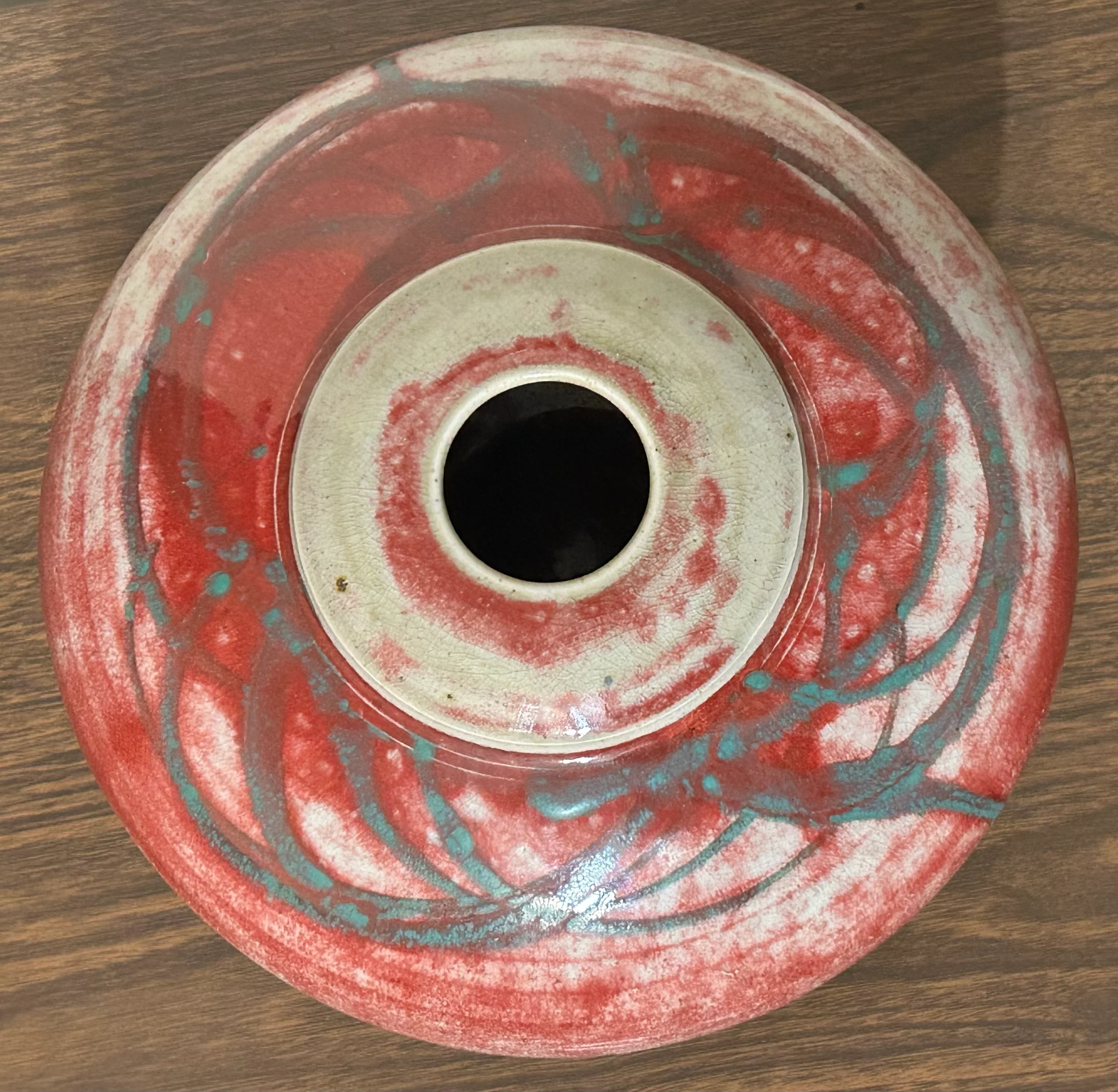 Vintage 1980’s American Contemporary Style Gary Kosmas Art Pottery Clay Rotund Vase main image 4
