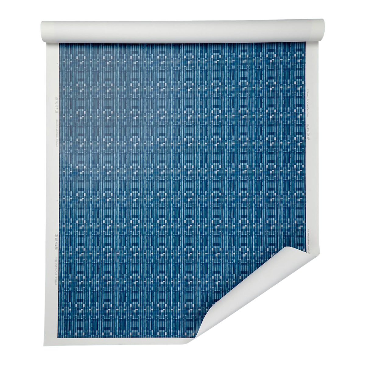 Good Girl Gone Plaid Dark Blue Wallpaper Chairish