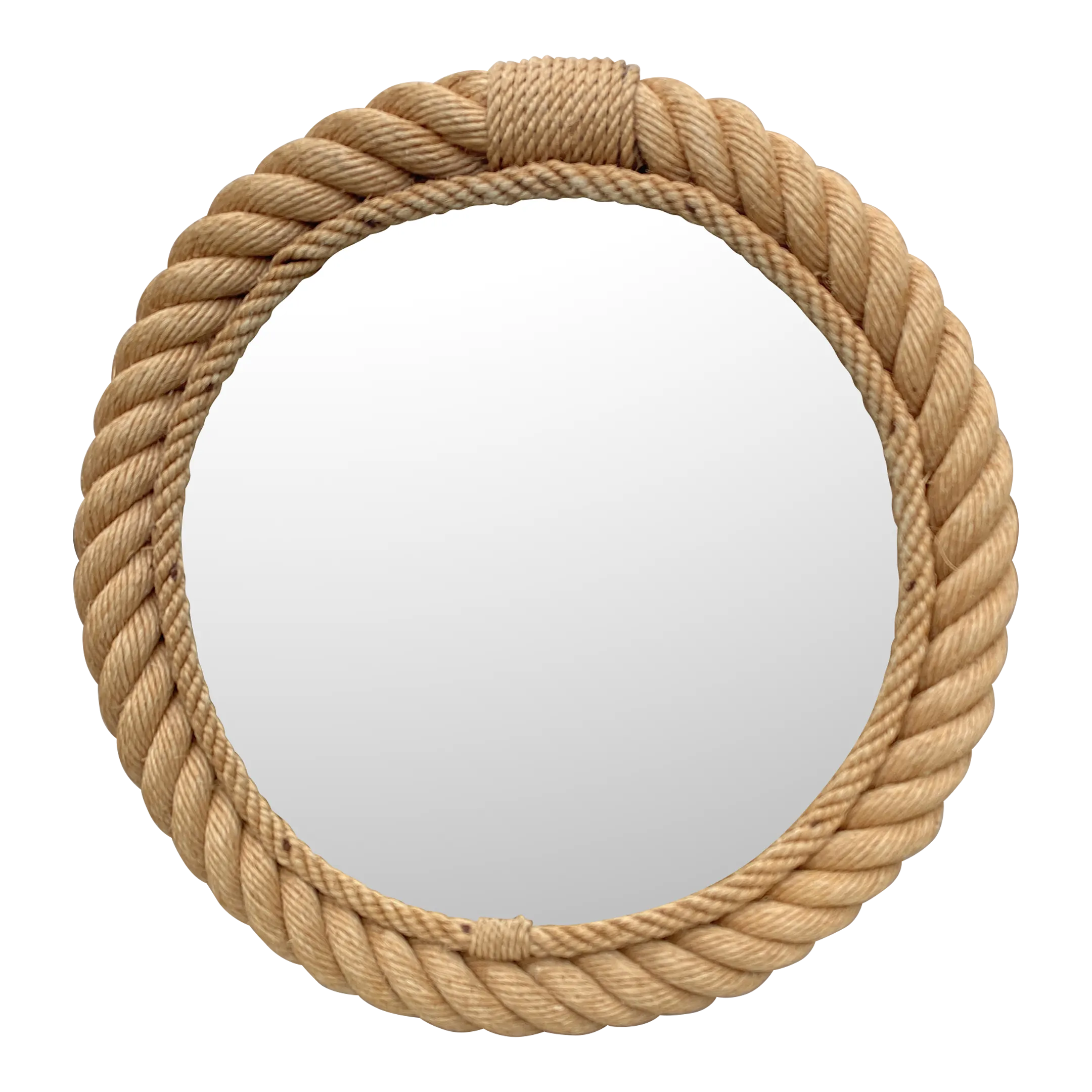 Audoux & Minet Rope Mirror フランス ビンテージ 鏡 Woven Rope