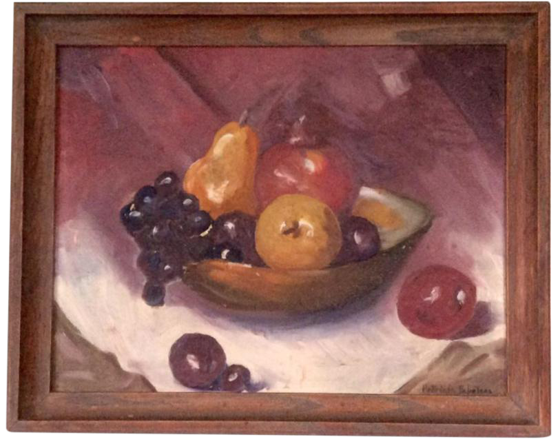 Vintage Still Life Oil Painting on Canvas Panel Chairish
