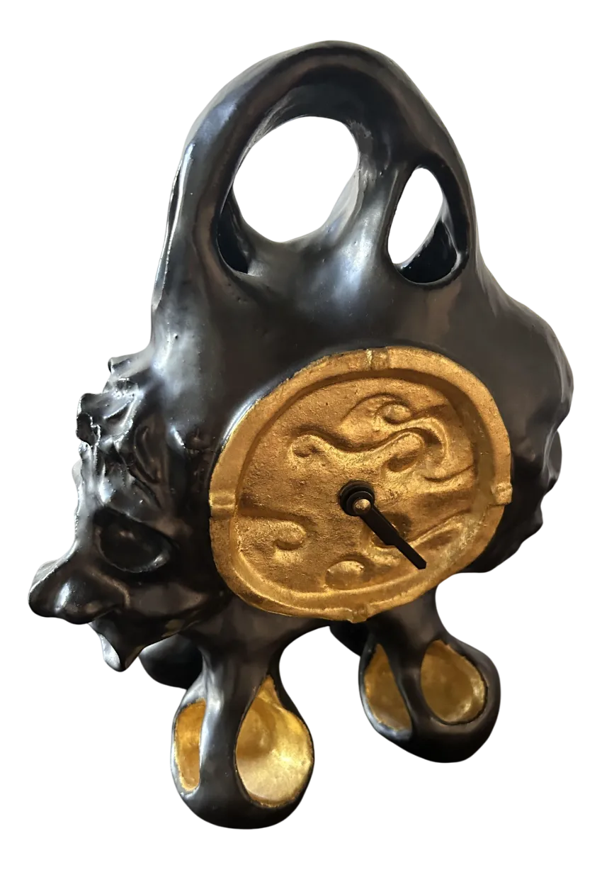 Ceramic Clock by Elizabeth Garouste, 2000s