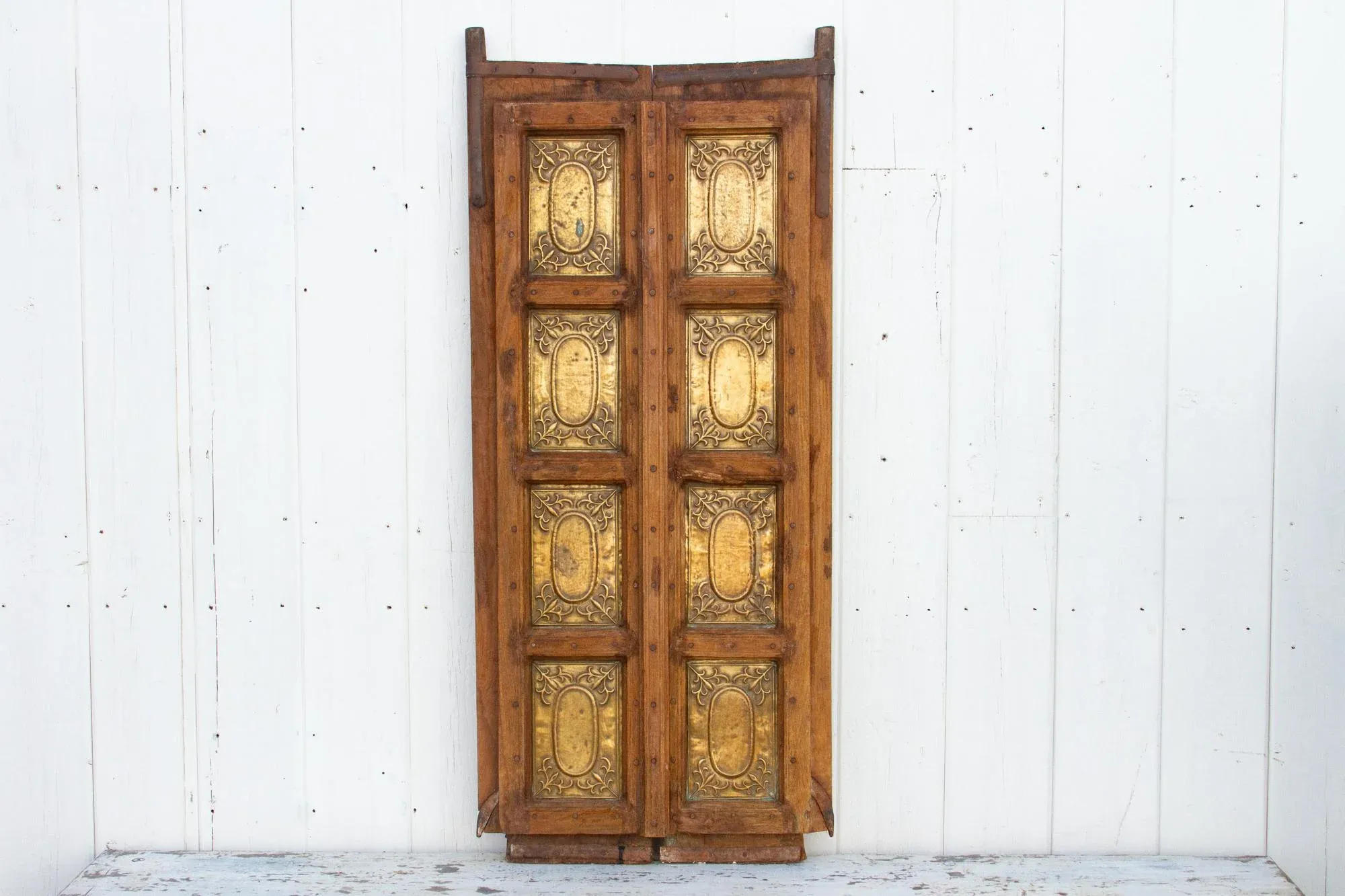 Antique Brass Inset Indian Doors