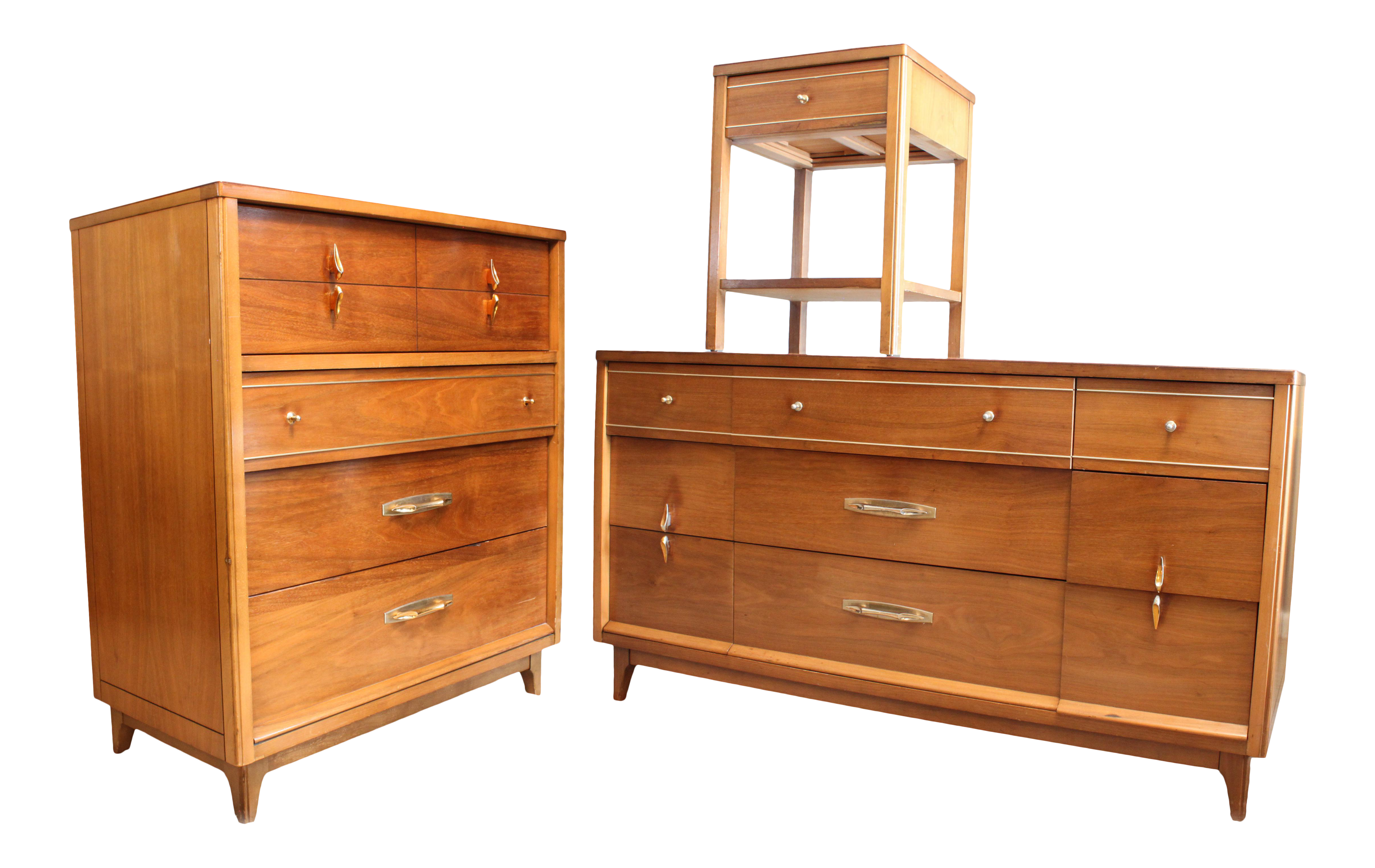 Mid Century Kroehler Bedroom Dresser Set Chairish