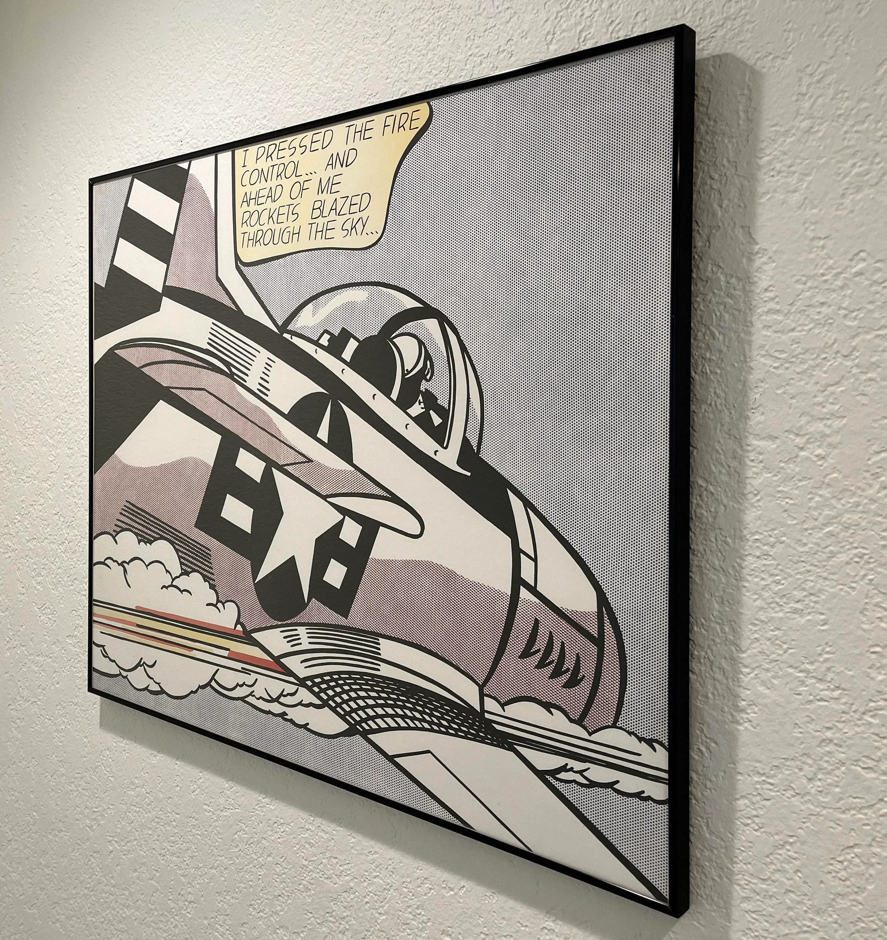 ロンドン　テートギャラリー　ロイリキテンシュタイン　WHAAM! Roy Lichtenstein 'WHAAM!' 1986 Vintage Original Poster Print