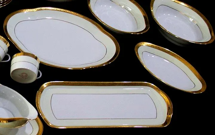 CH.FIELD HAVILAND 3点SET CH Field Set Of 3 Haviland Limoges GDA France Antique 1900's