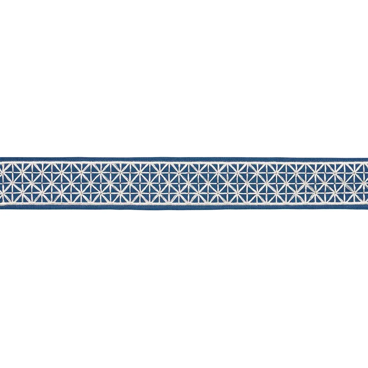 Schumacher Directoire Tape Narrow In Ivory On Natural