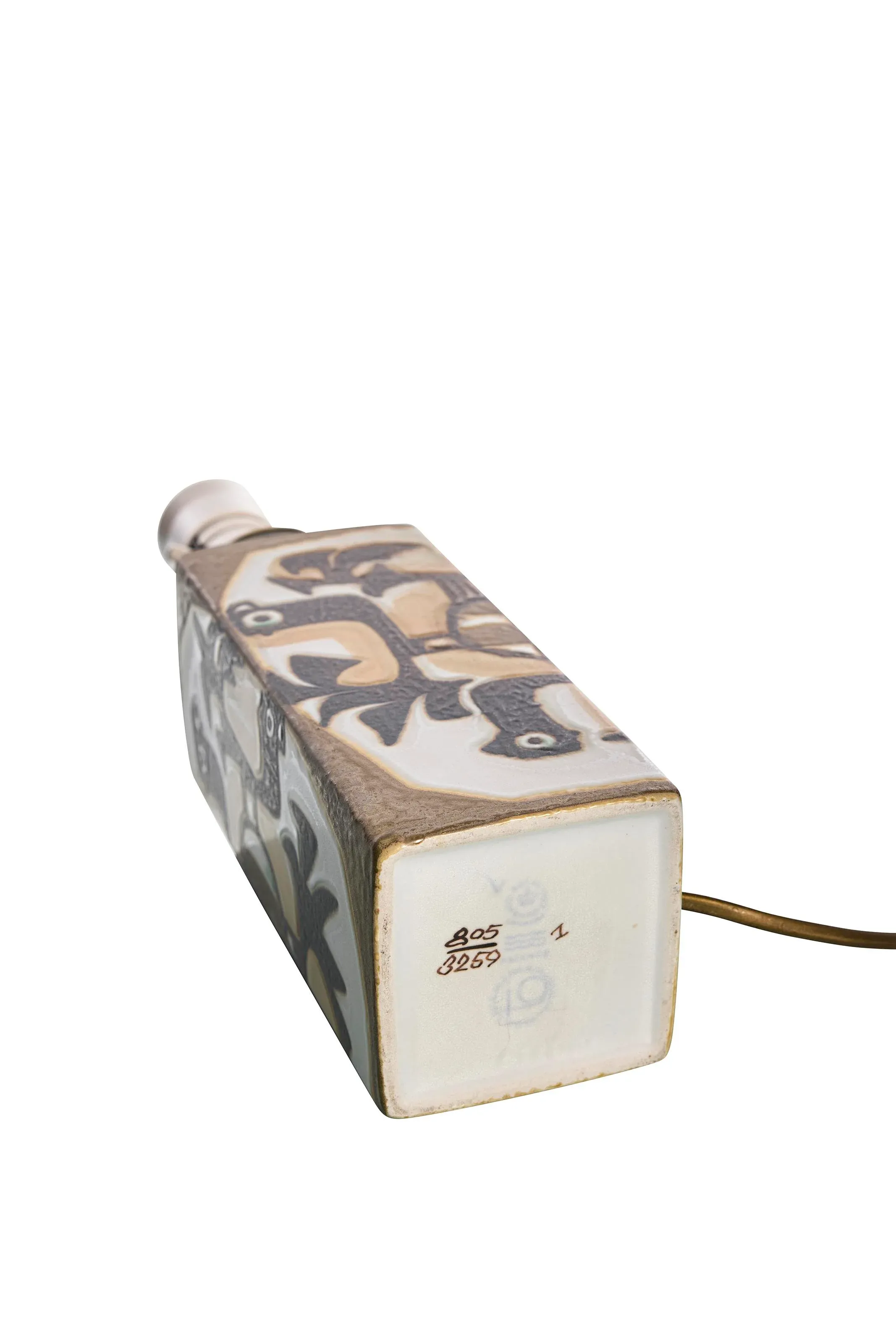 Table Lamp Baca by Johanne Gerber and Nils Thorsson for for Aluminia / Royal Copenhagen
