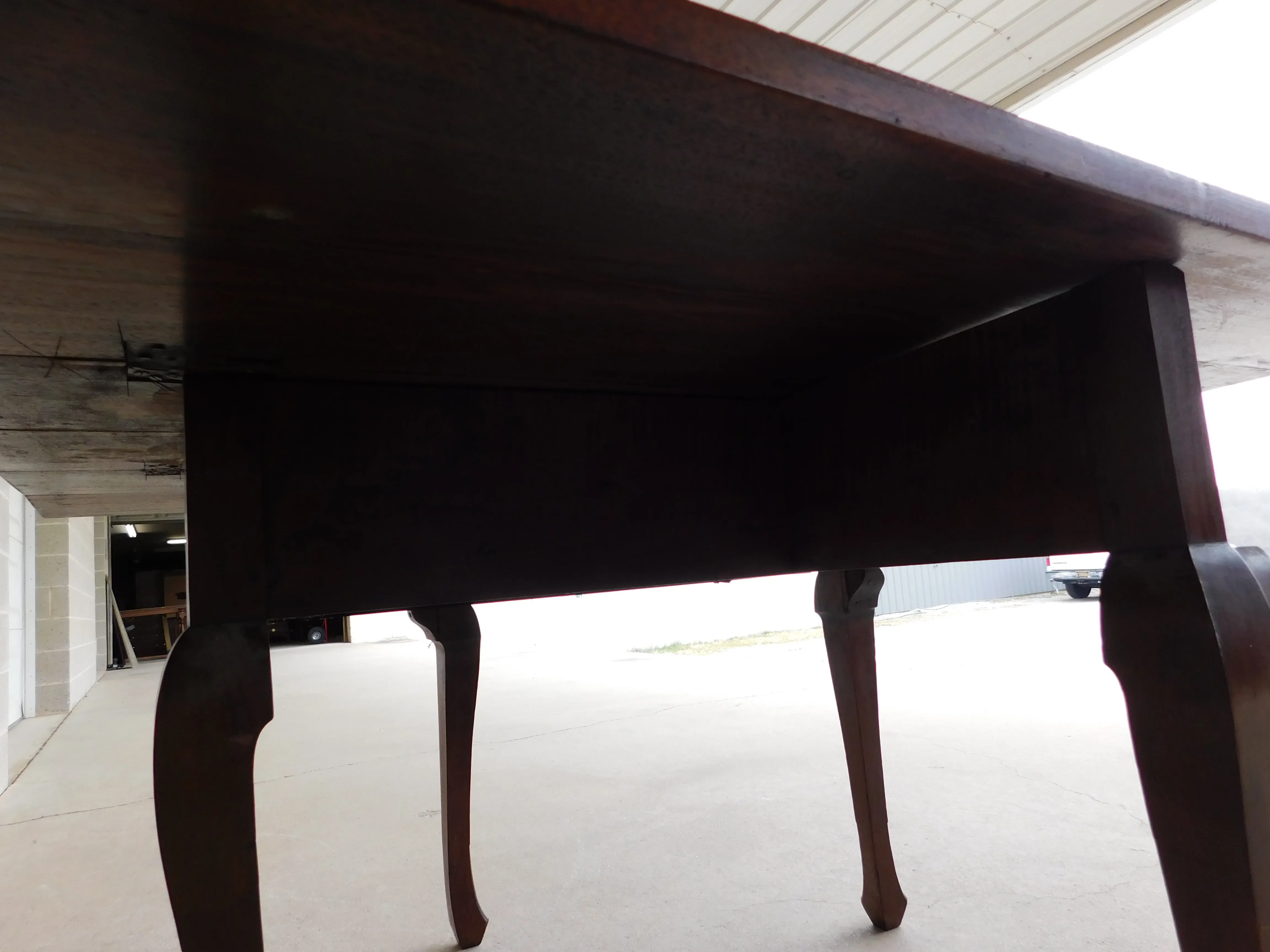 Antique George II Walnut Swing Leg Drop Side Table