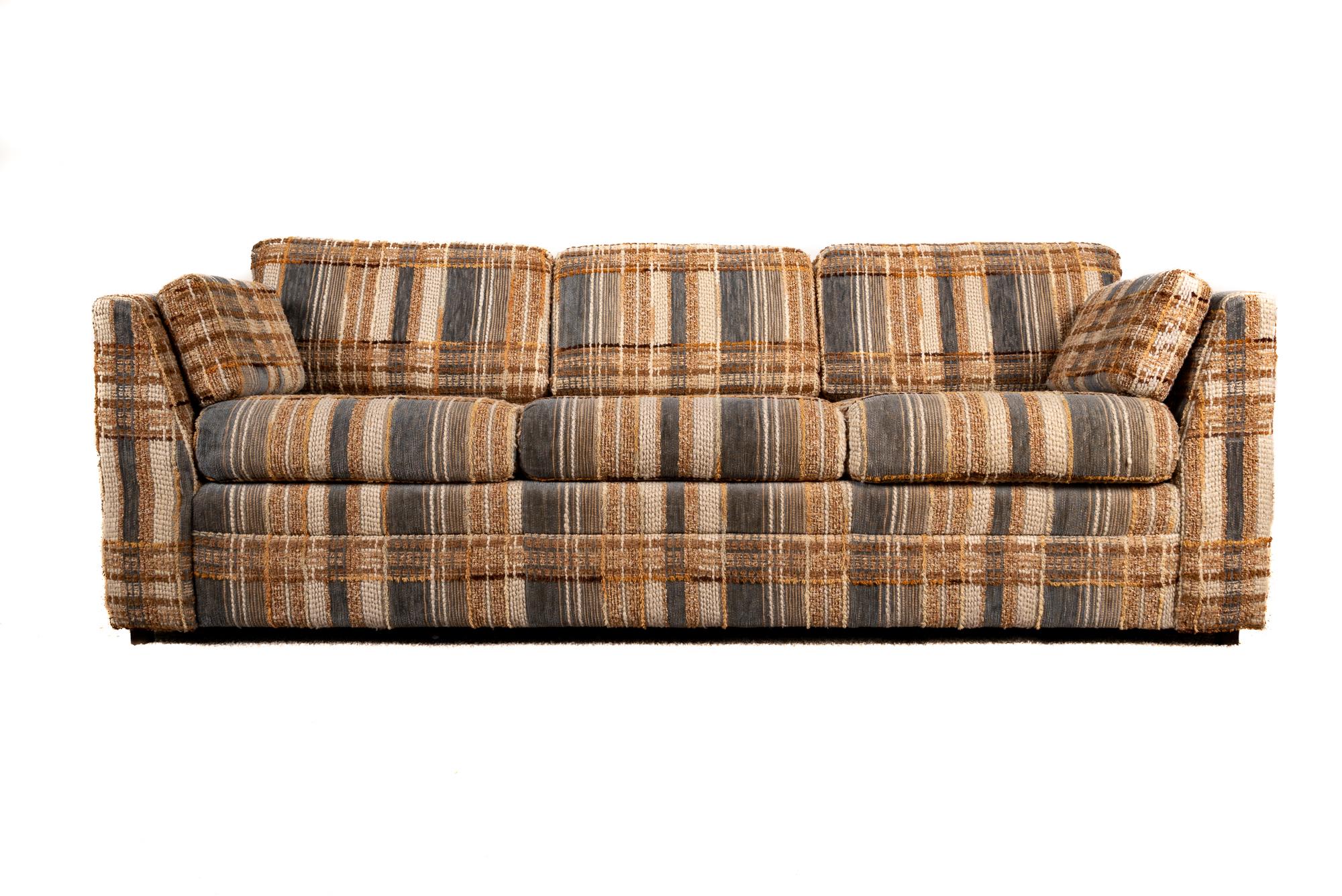 Country Plaid Sleeper Sofa Baci Living Room