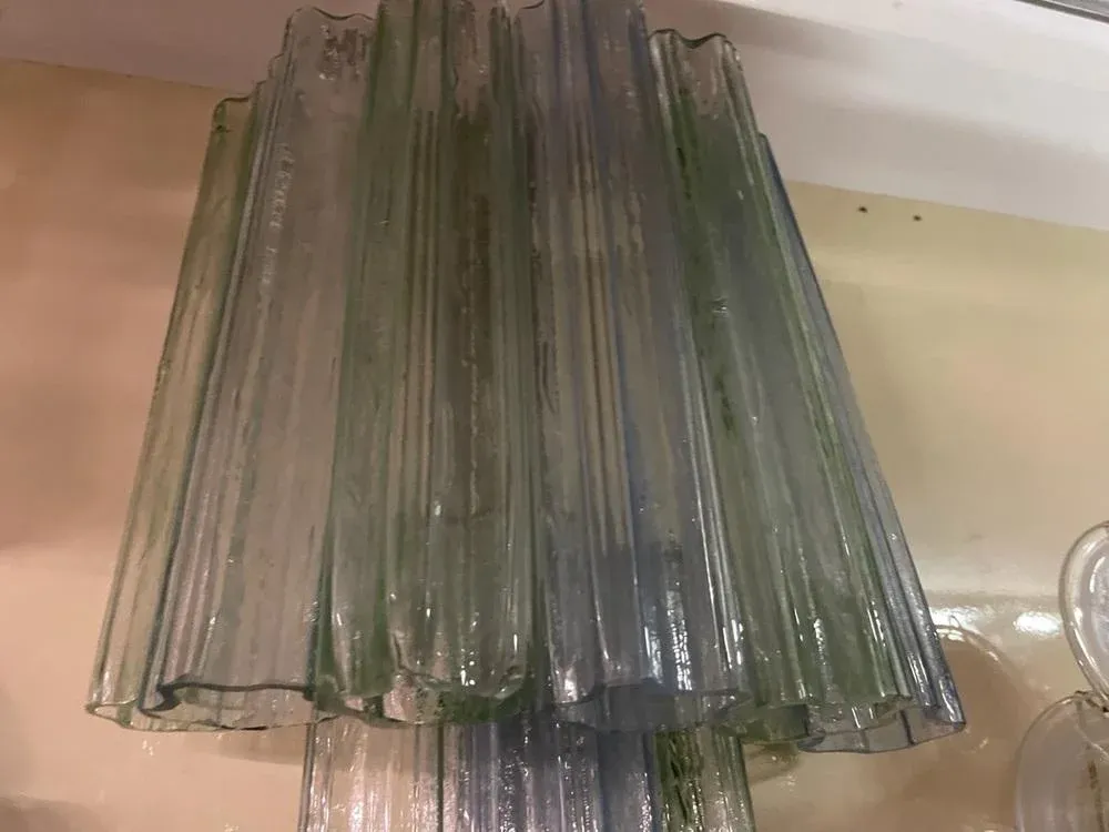 Large Murano Glass Tronchi Sconces, 1970s, Set of 2