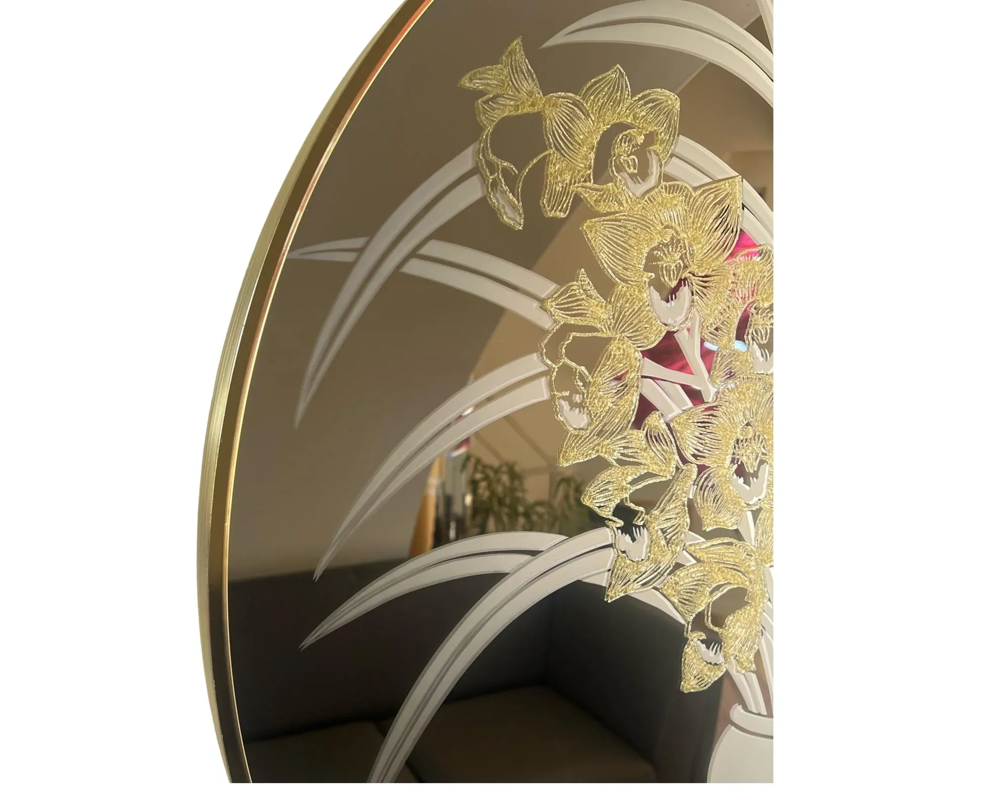 Postmodern 1980s Richard Sandoval Windsor Wall Octagon Brass