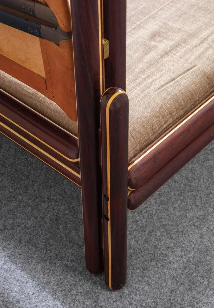 Double Bed in Wood and Leather attributed to Carlo Scarpa for for Simon Gavina, Italy, 1975Laura Biagiotti sunglasses Black gray Marble vintage-Nice!