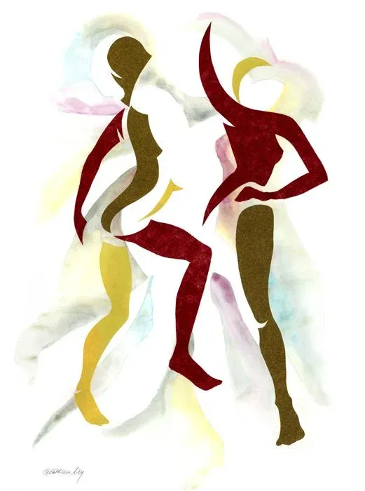 Movement 7 Original Collage on Paper