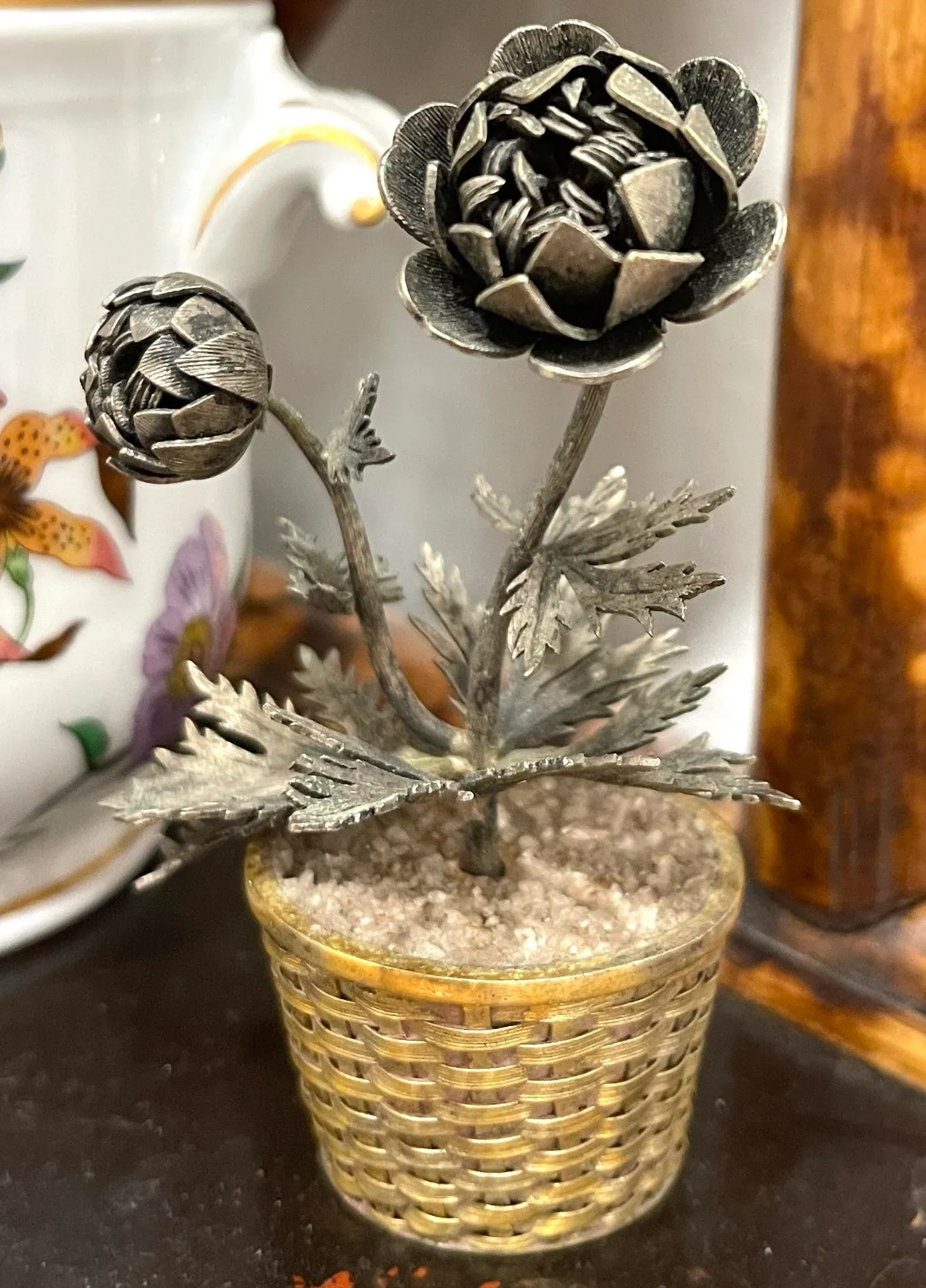 Tiffany & Co Janna Thomas Sterling Silver Potted Flower