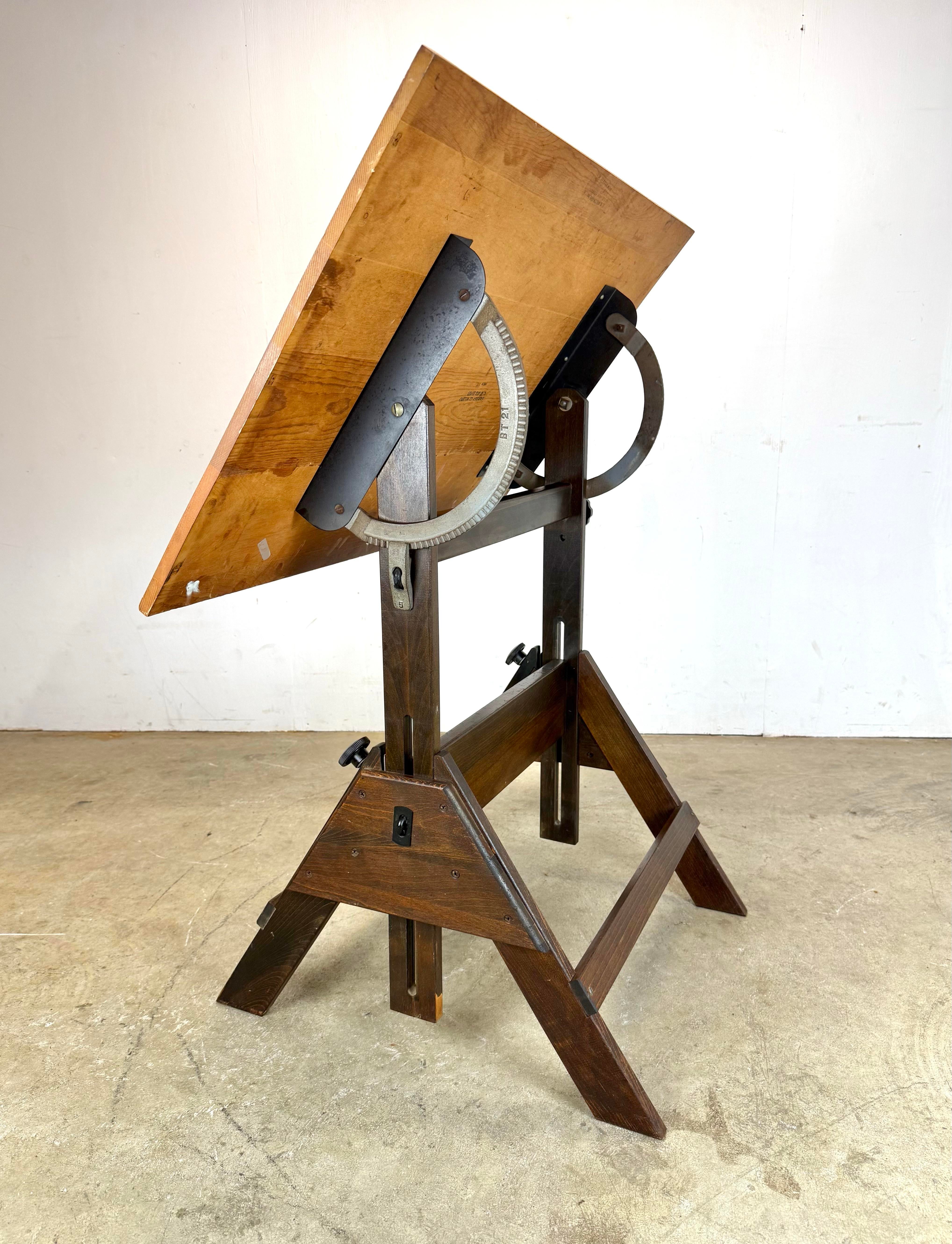 1960's Anco-Bilt Beechwood & Pine Architect's / Artist's