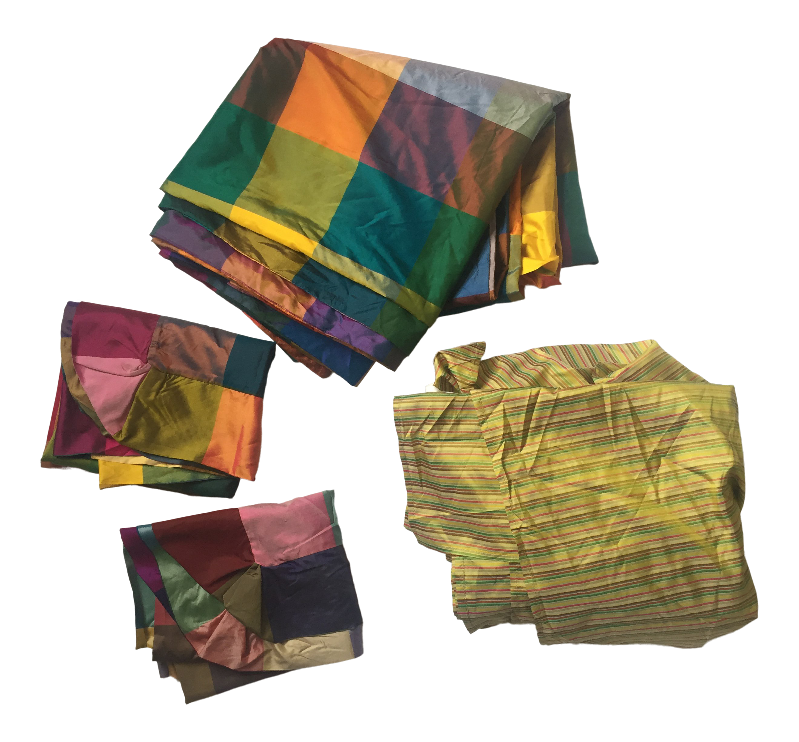 Rare Vintage Zuzka For Fabricology Queen Duvet Cover Bed Skirt