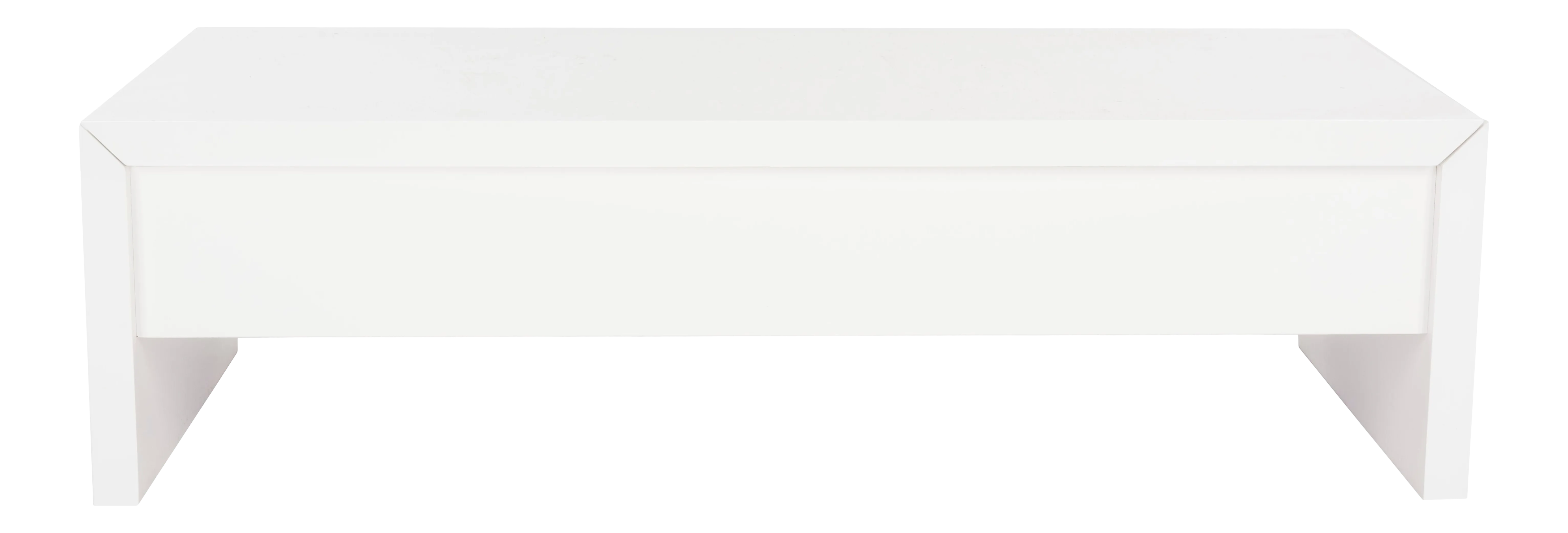 Lift Top Coffee Table in White & Chrome Chairish