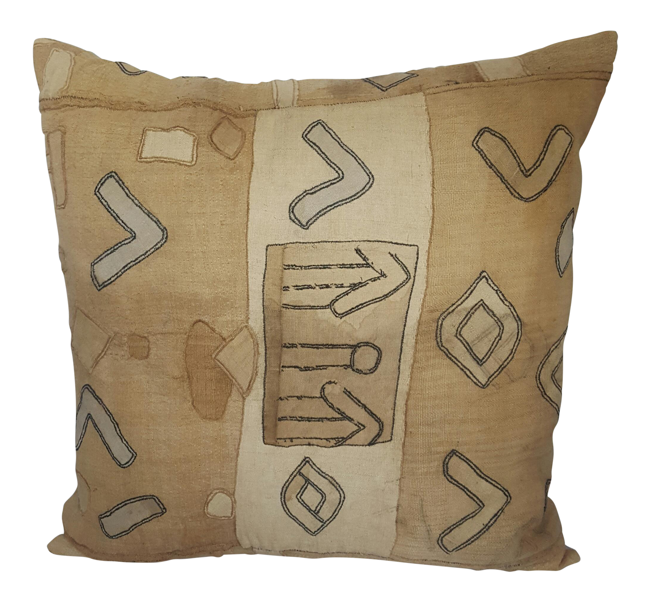 Antique African Kuba Cloth Pillow Chairish