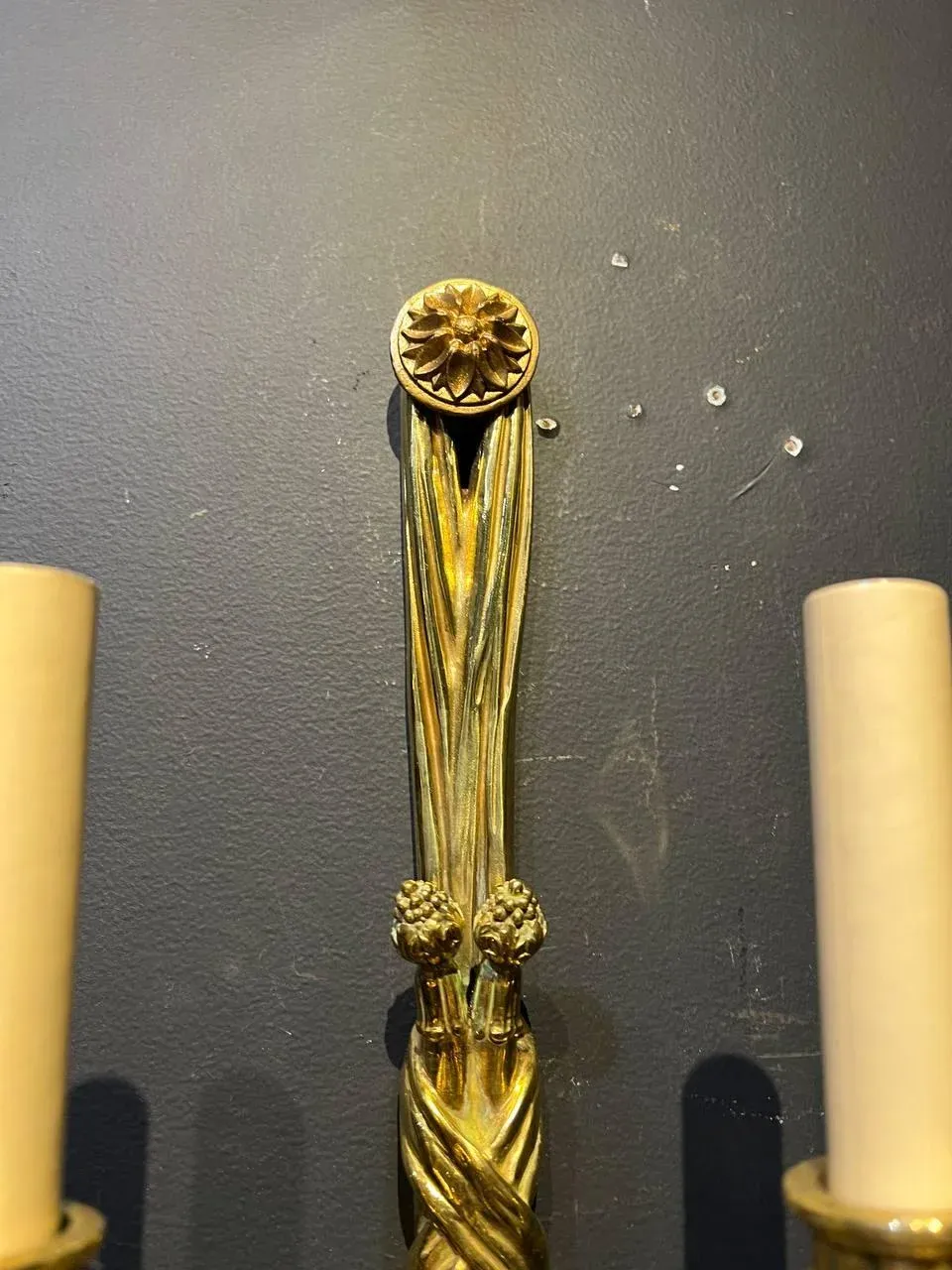 1920\'s Caldwell Gild Bronze Sconces - a Pair