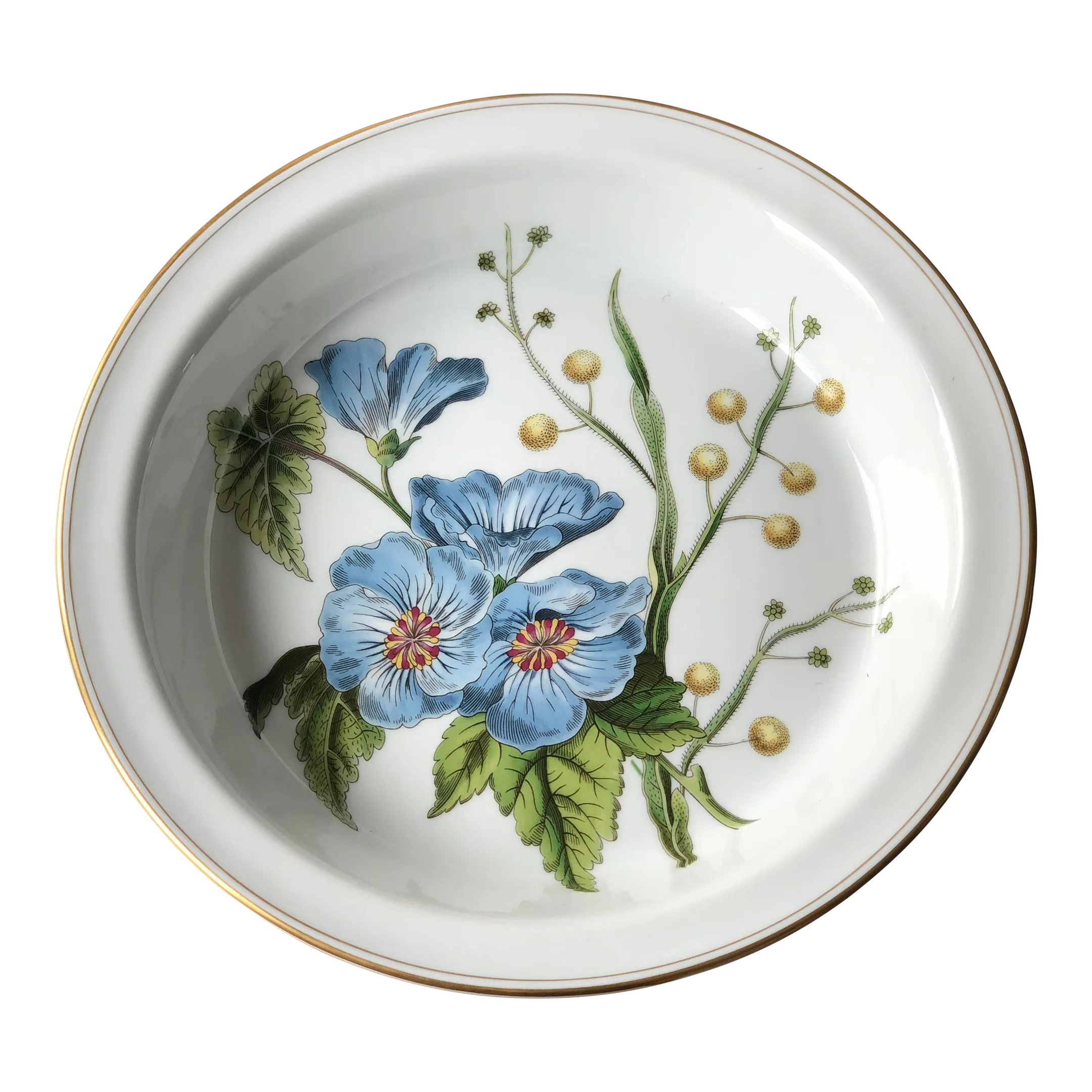 Spode Quiche Dish in Stafford Flowers Pattern-Made in England