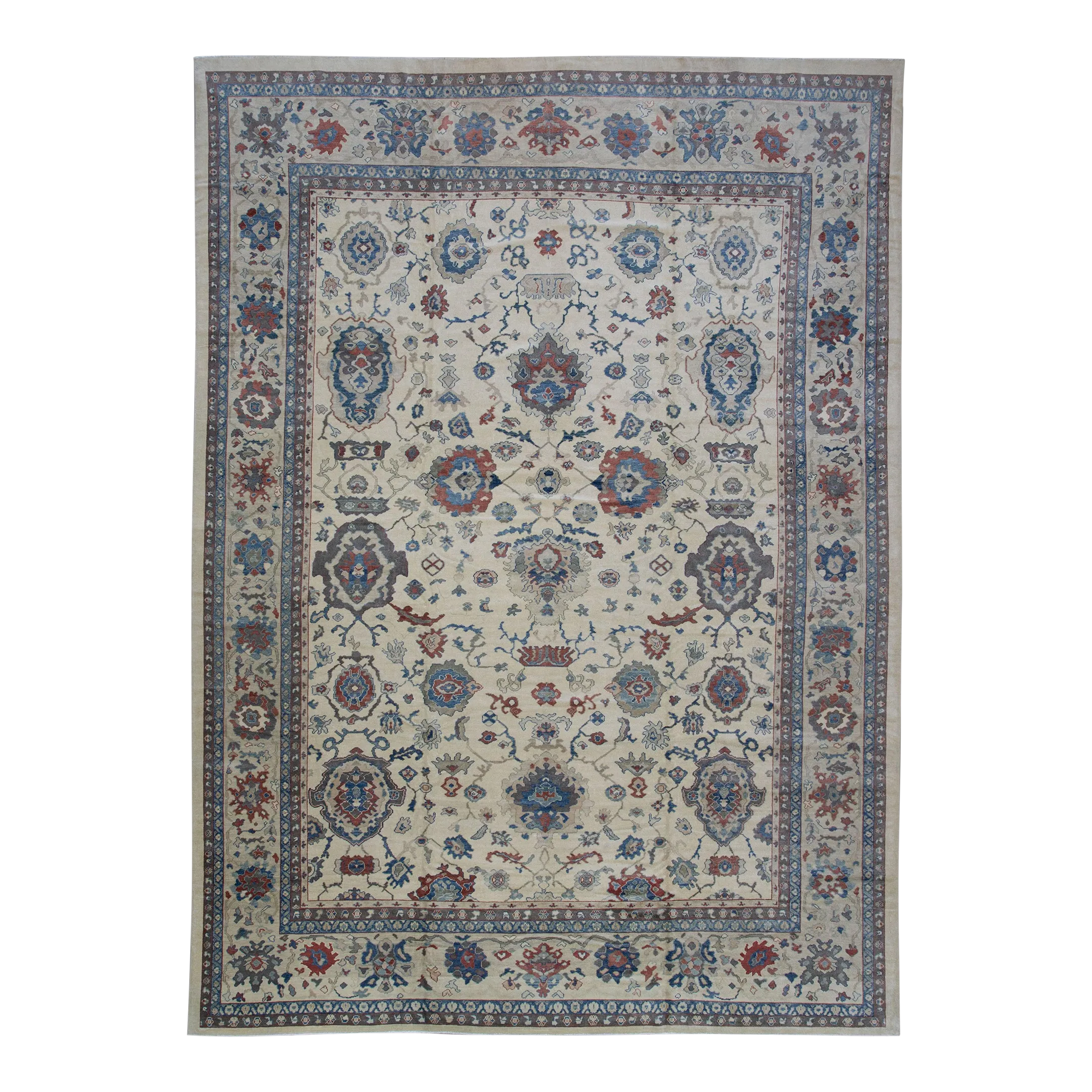 Fine Woven Turkish Oushak Rug 11'8