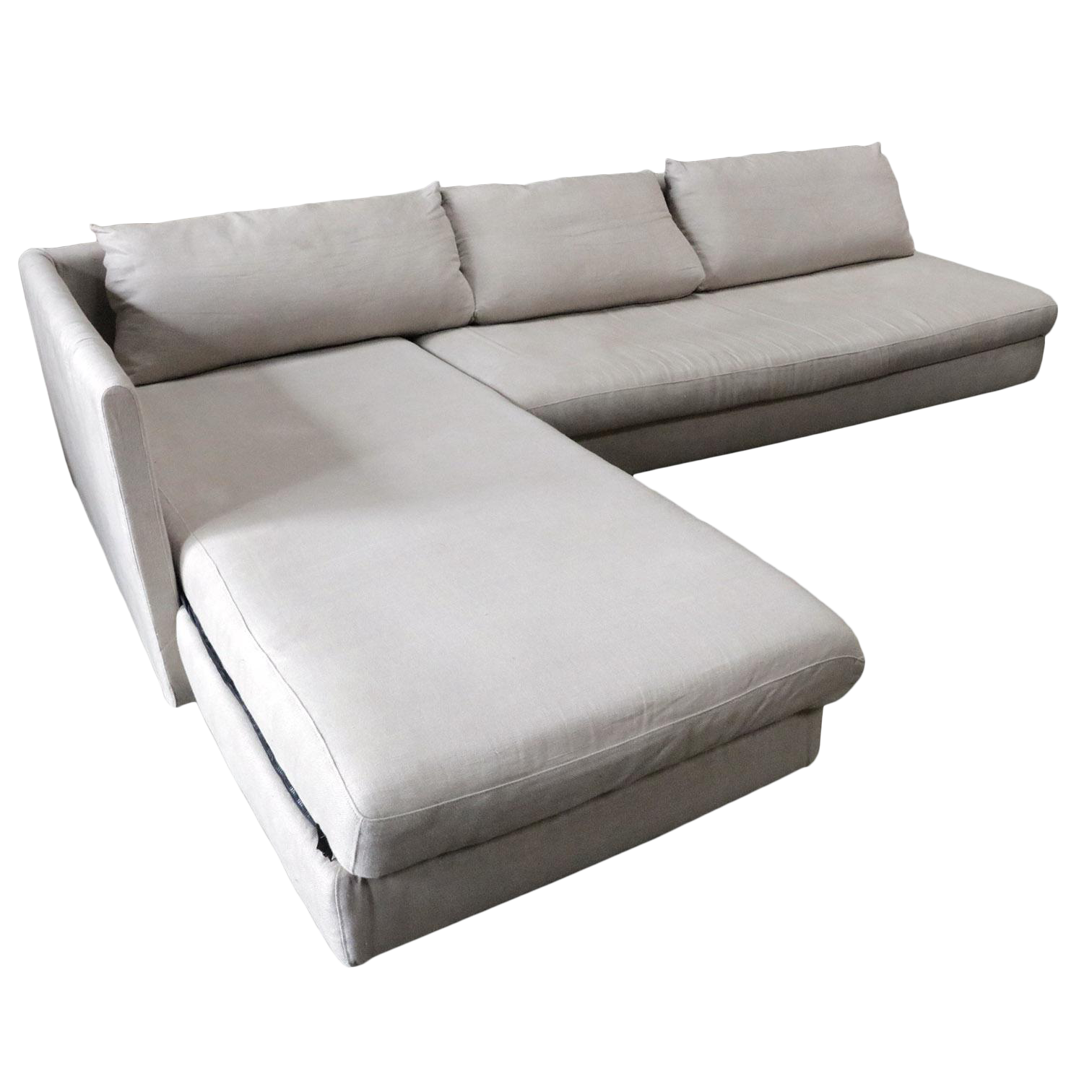 Modern White Sectional Sofa Chairish